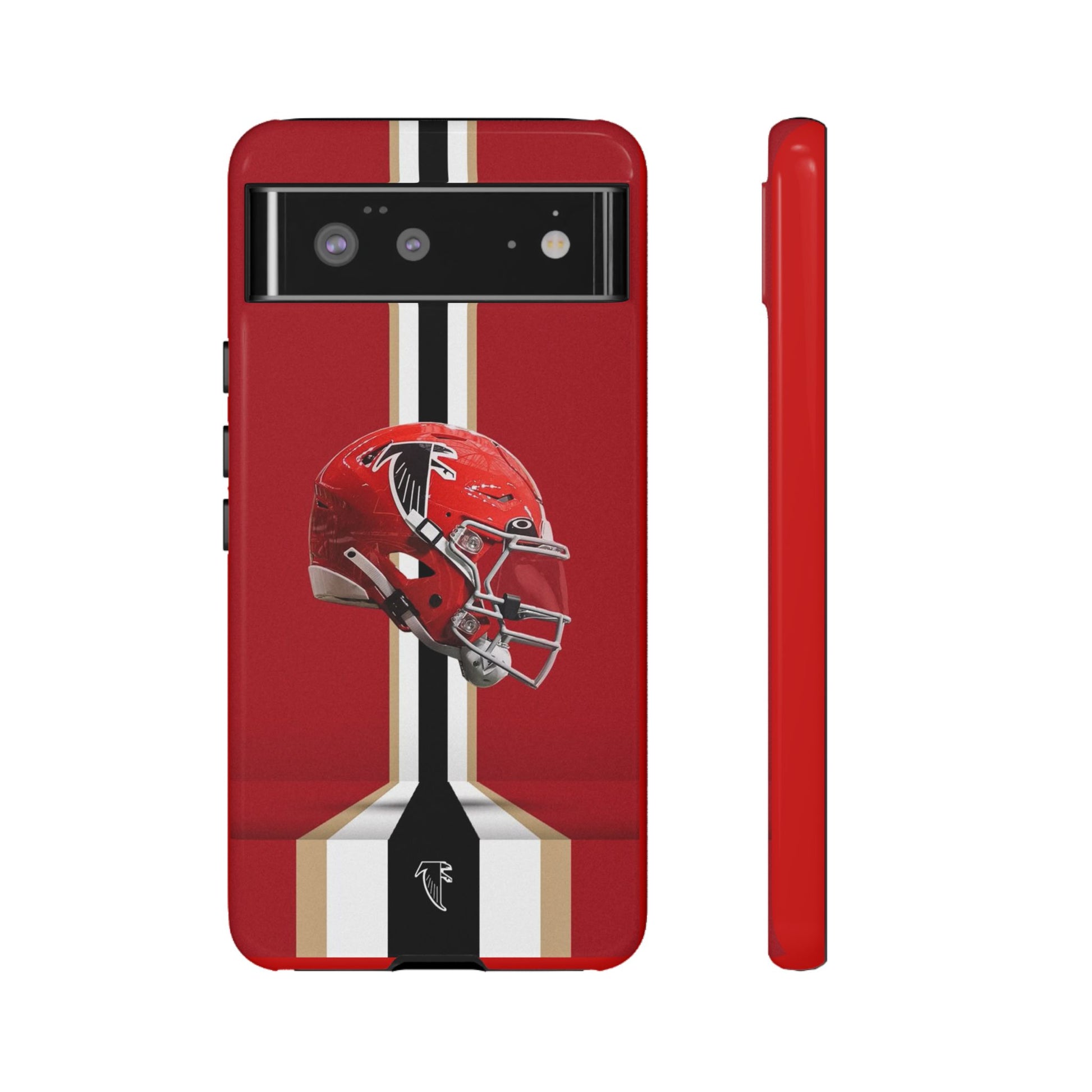 Atlanta Falcons Football Helmet Logo Tough Cases for iPhones, Samsung, and Pixel