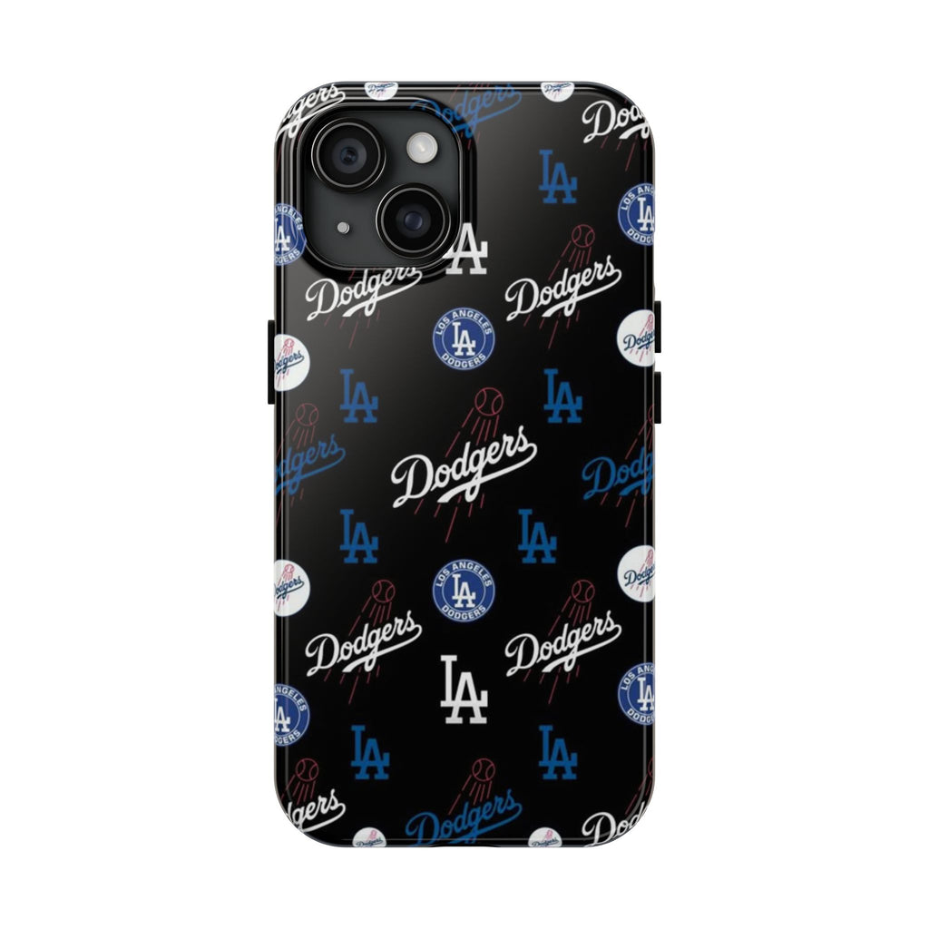 Dodgers Baseball Pattern Phone Cases for Iphones & Samsung Phones Durable