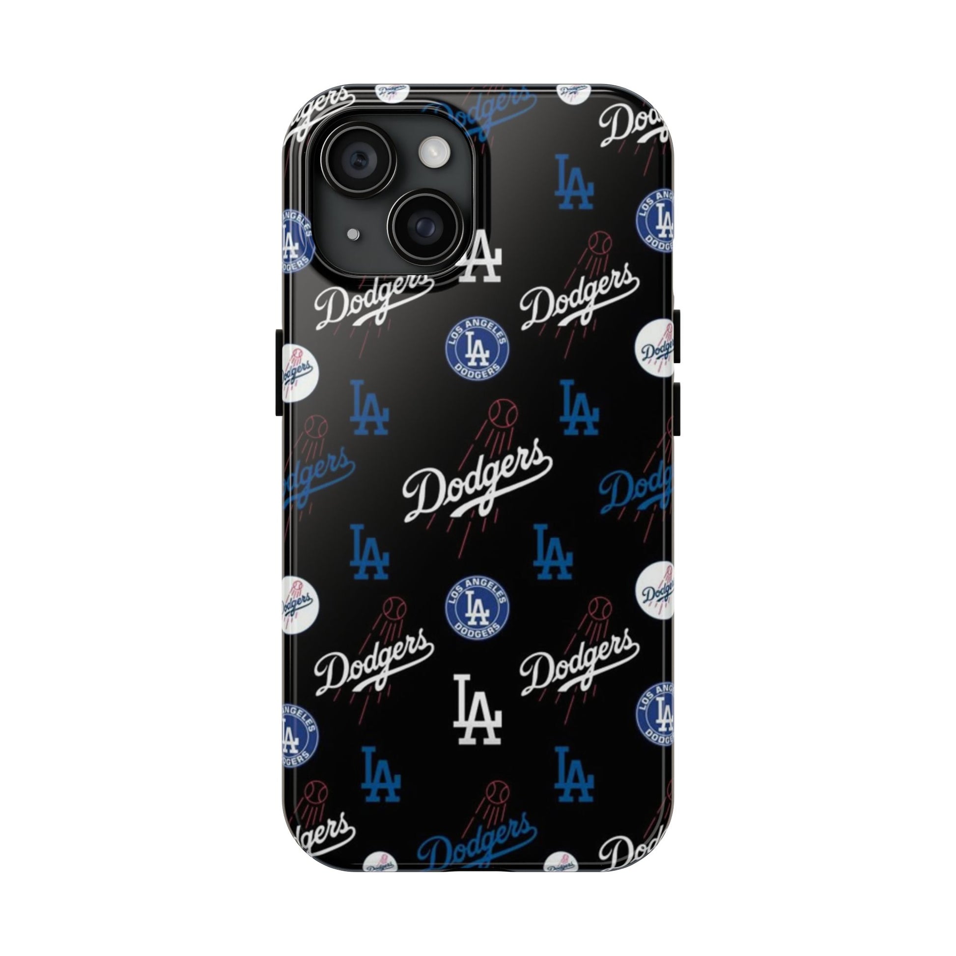 Dodgers Baseball Pattern Phone Cases for Iphones & Samsung Phones Durable