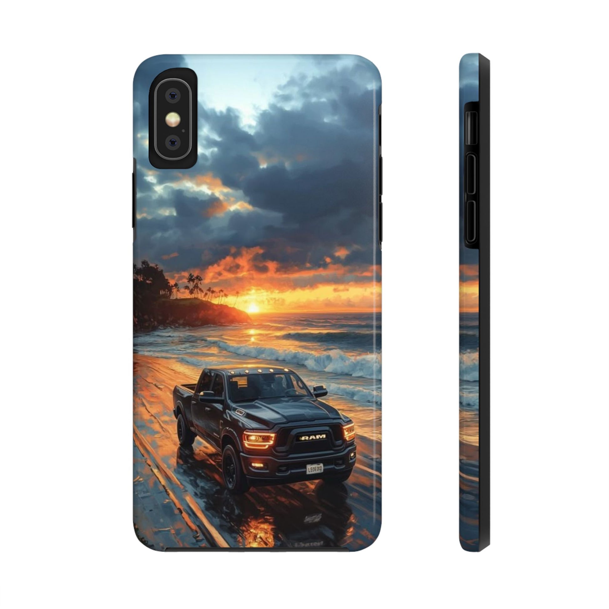Dodge Ram Beach Phone Cases for Iphones & Samsung Phones Durable