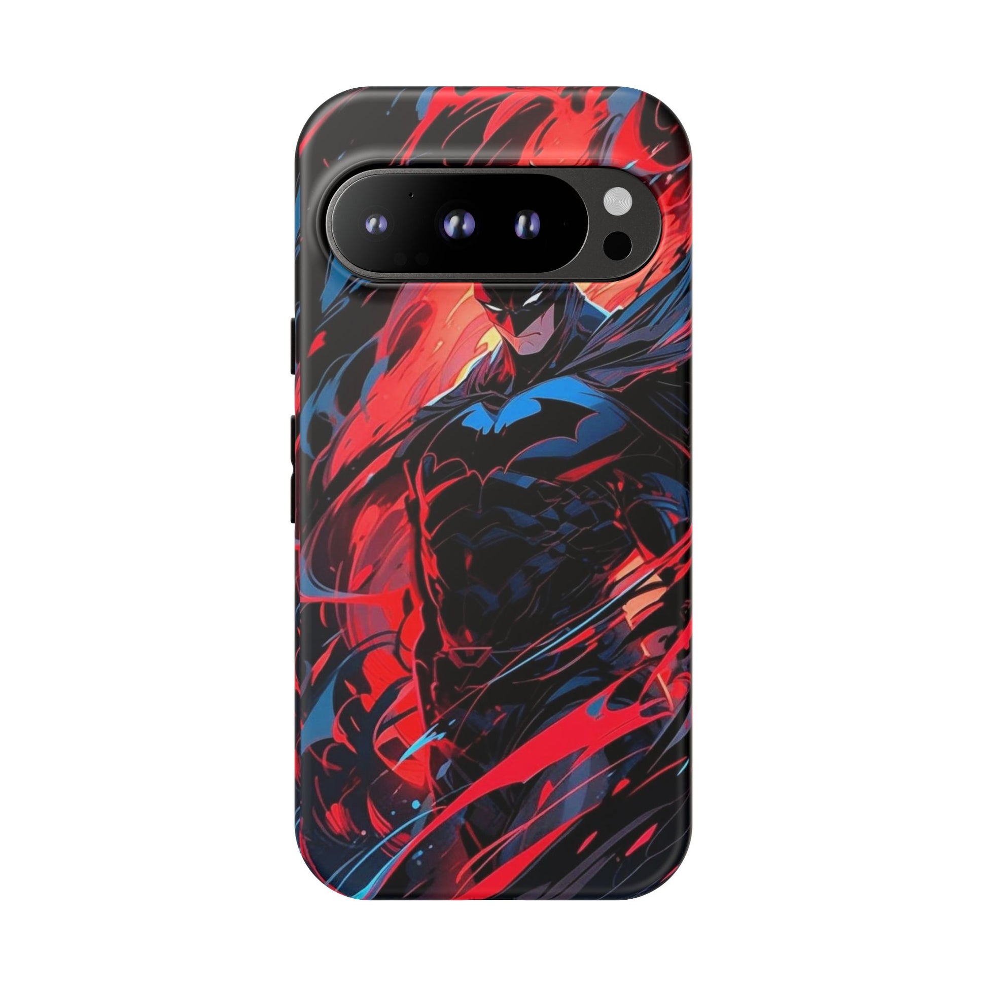 The Dark Knight Batman Art Tough Cases for iPhones, Samsung, and Pixel