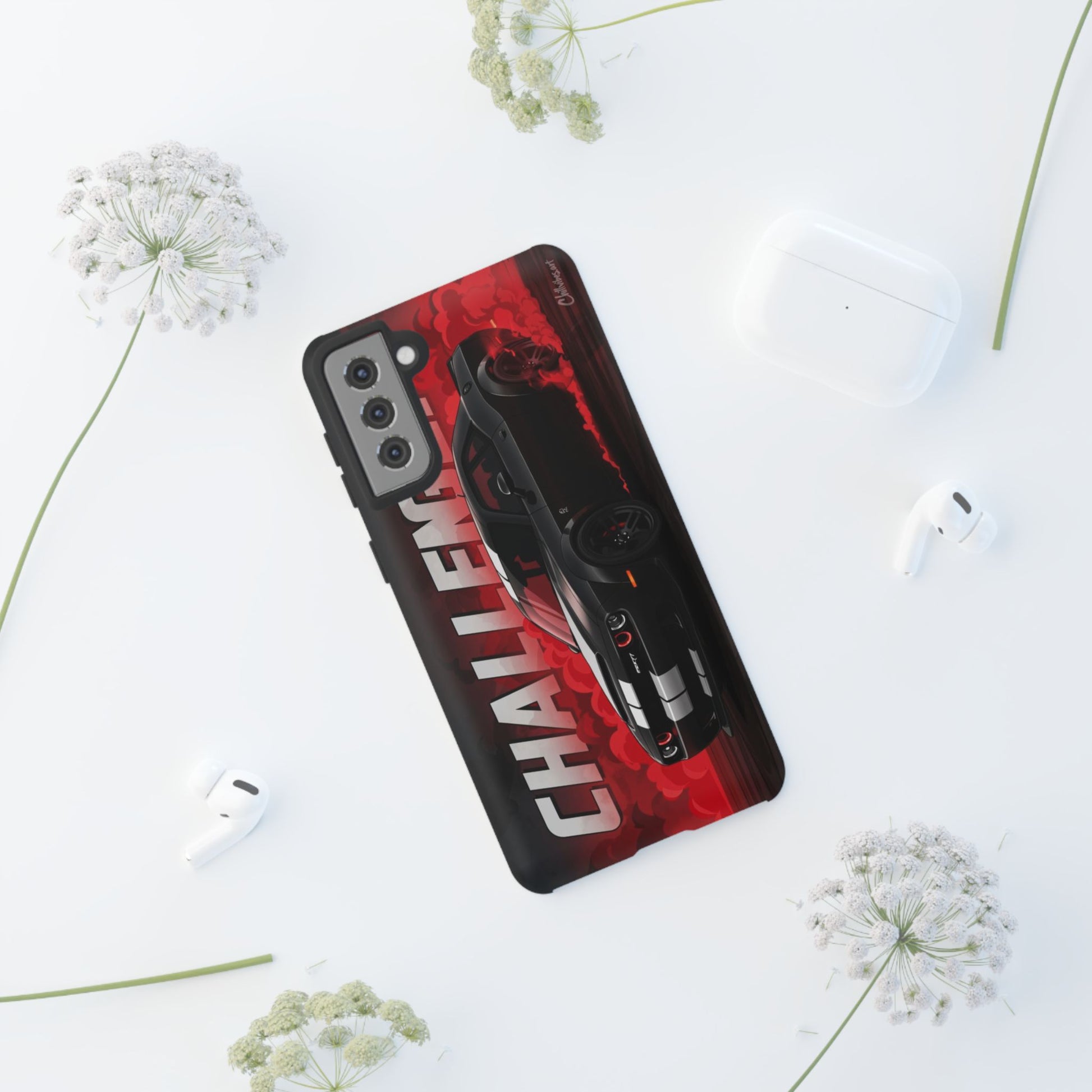 Hellcat Challenger Durable Tough Cases for iPhones, Samsung, and Pixel