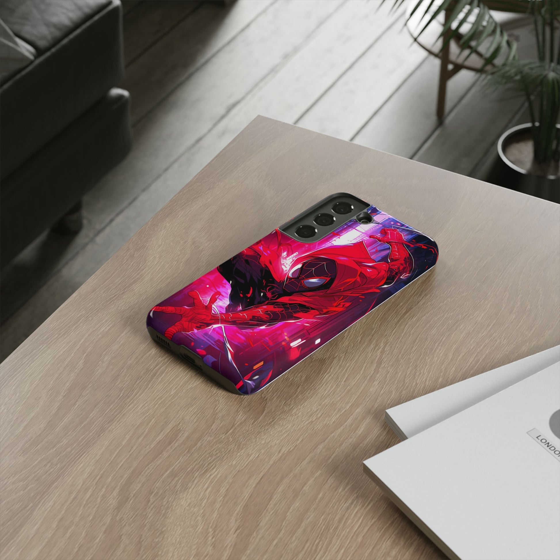 Miles Morales Spiderman Phone Case, Tough Cases for iPhones, Samsung, and Pixel