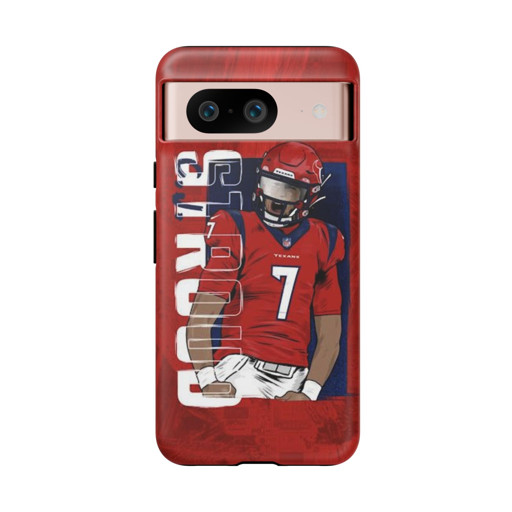 Houston Texans Football CJ Stroud Tough Cases for iPhones, Samsung, and Pixel