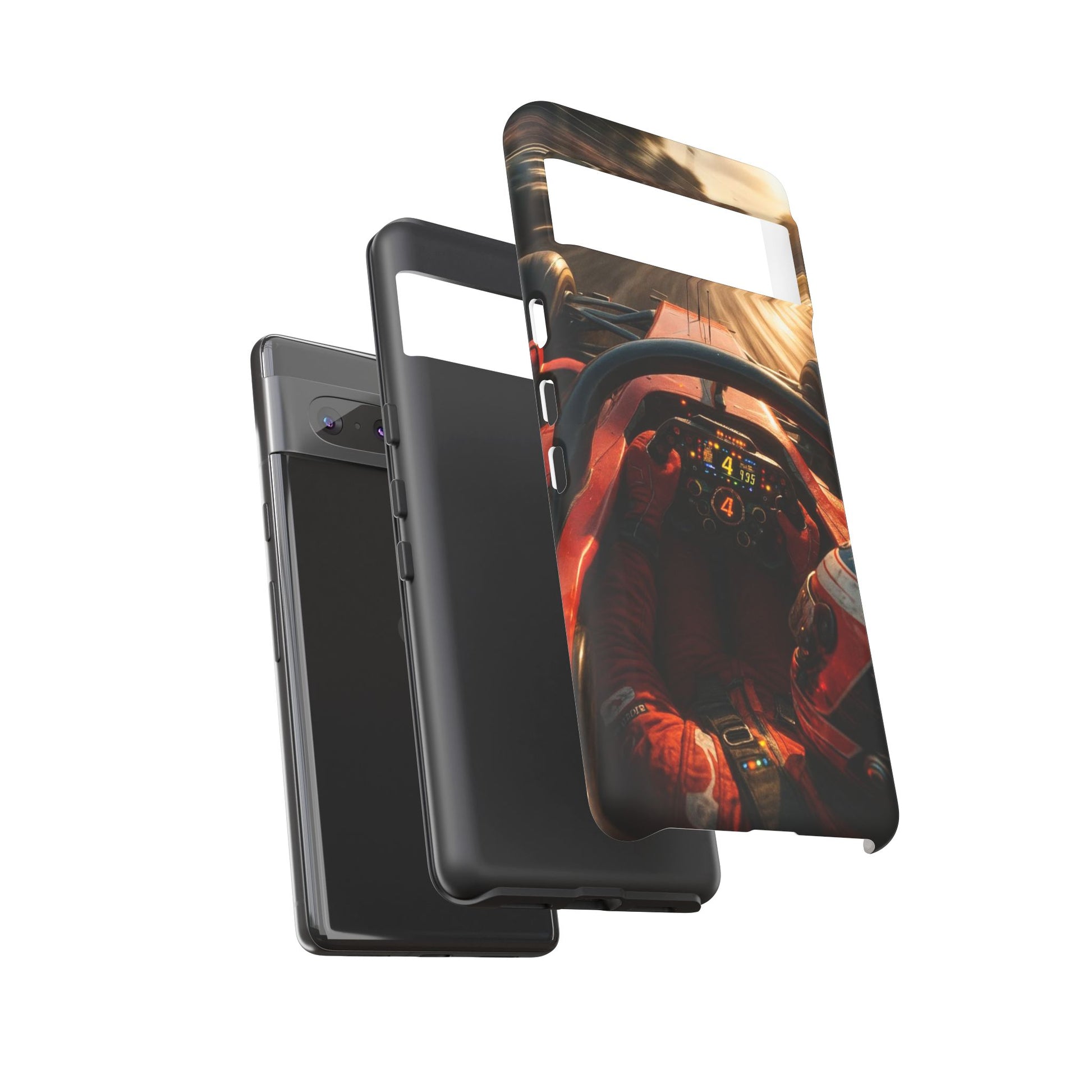 Formula 1 Cockpit Phone Case, Tough Cases for iPhones, Samsung, and Pixel