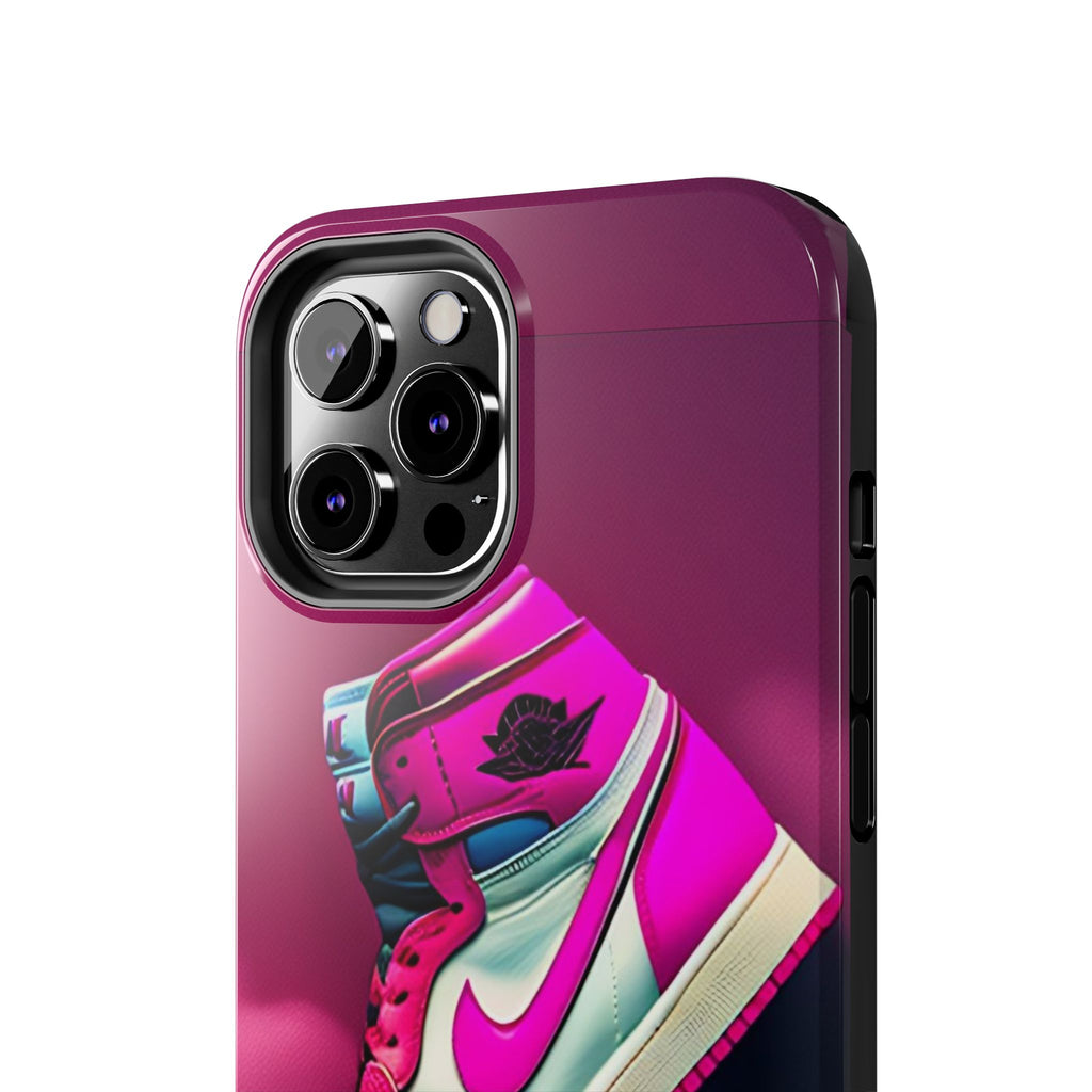 Pink Jordan Sneakers Phone Cases for iPhones & Samsung Phones