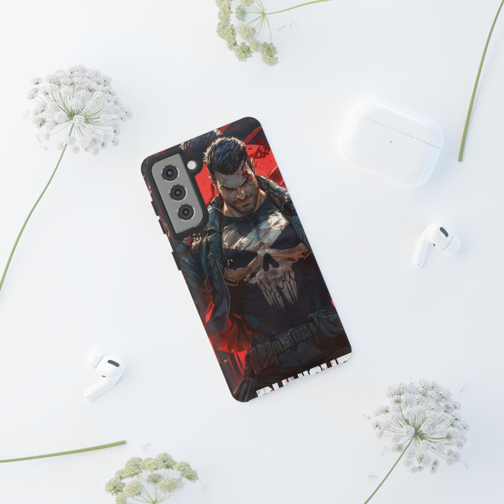 Punisher Tough Cases for iPhones, Samsung, and Pixel