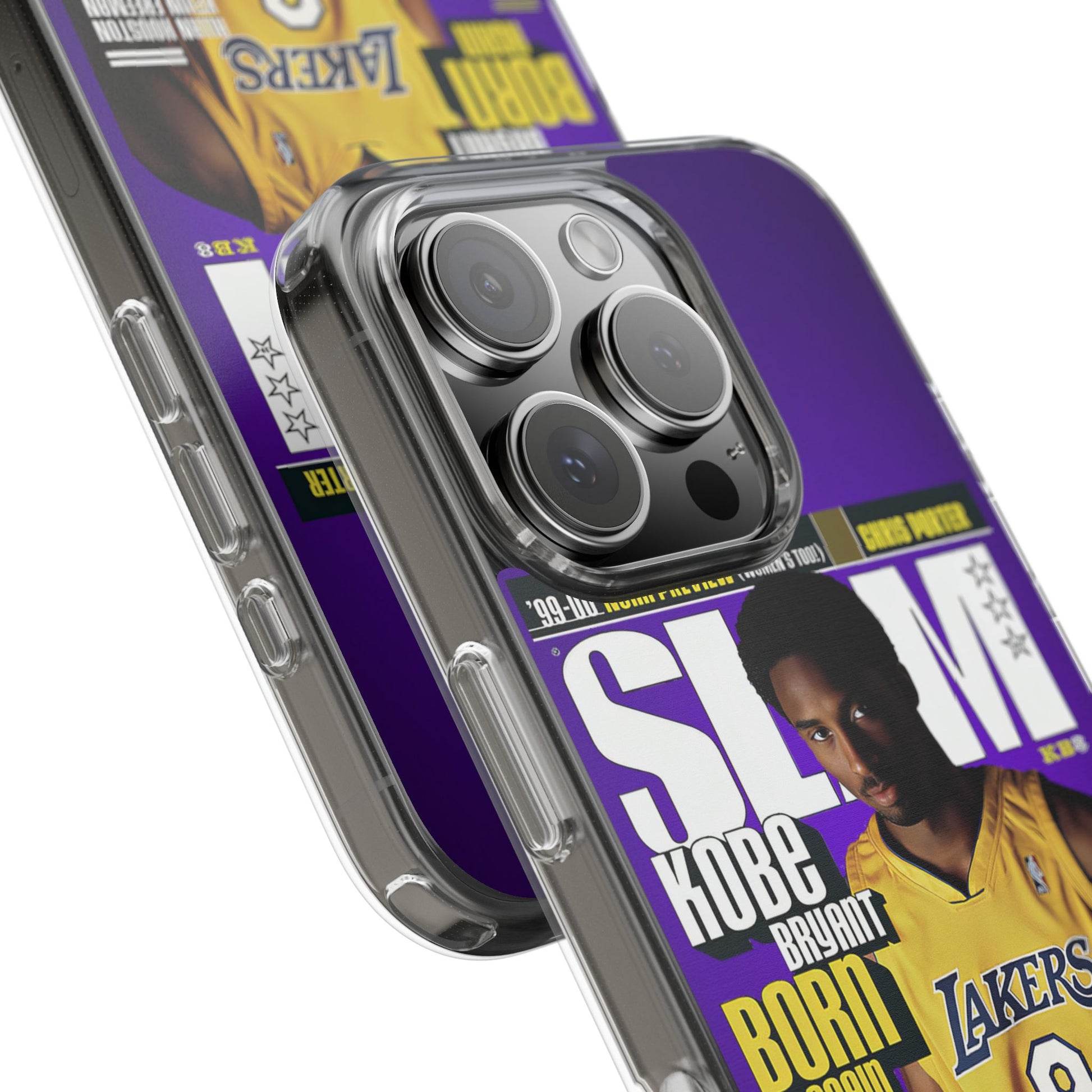 SLAM Cover Kobe Basketball Inspired design Clear Phone Cases