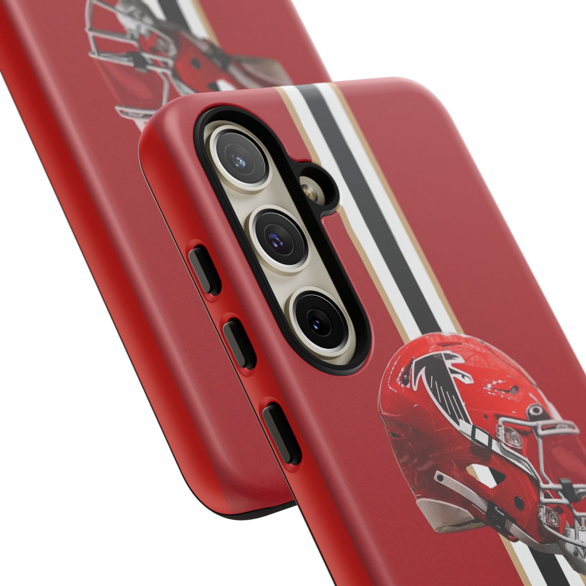 Atlanta Falcons Football Helmet Logo Tough Cases for iPhones, Samsung, and Pixel