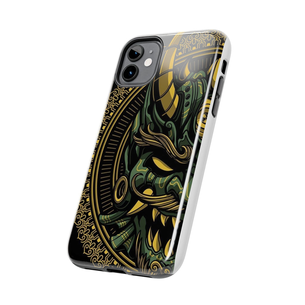 Kabuki Mask Theme Phone Cases for Iphones & Samsung Durable