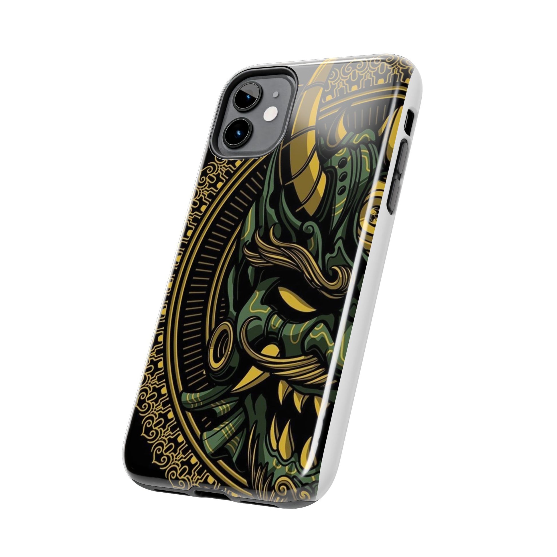 Kabuki Mask Theme Phone Cases for Iphones & Samsung Durable