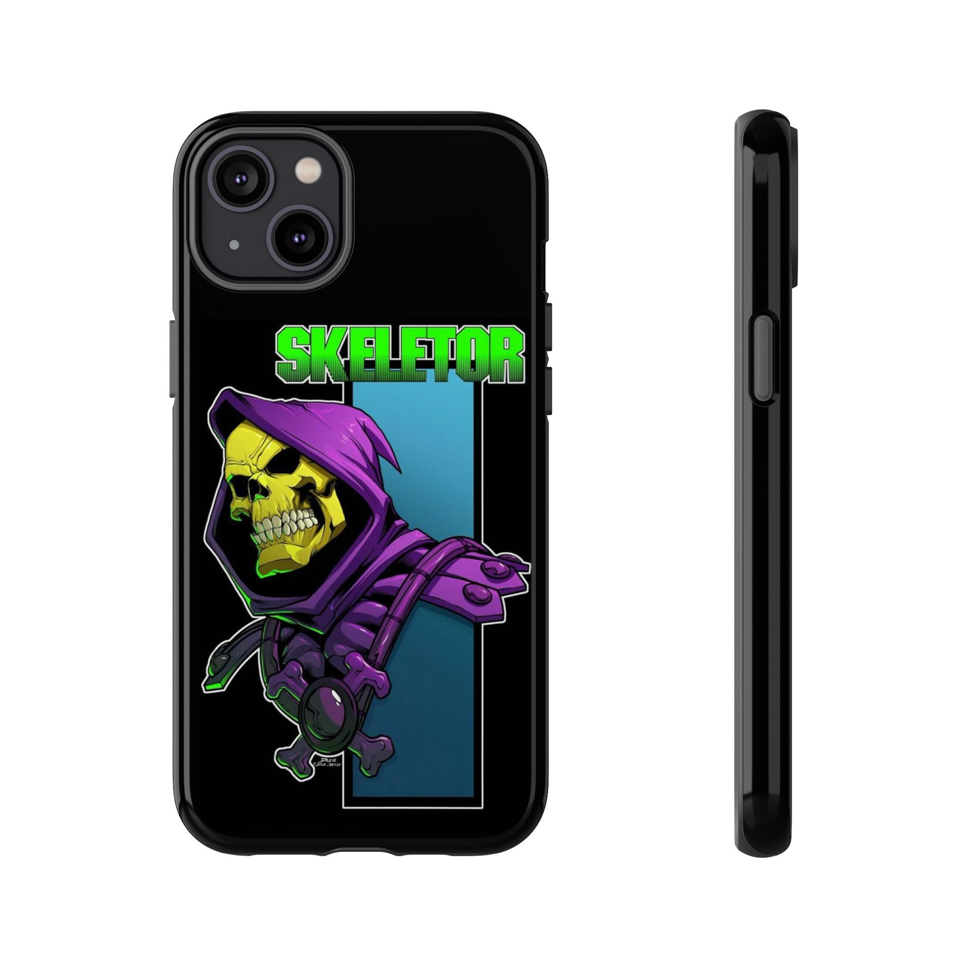 Skeletor Tough Cases for iPhones, Samsung, and Pixel