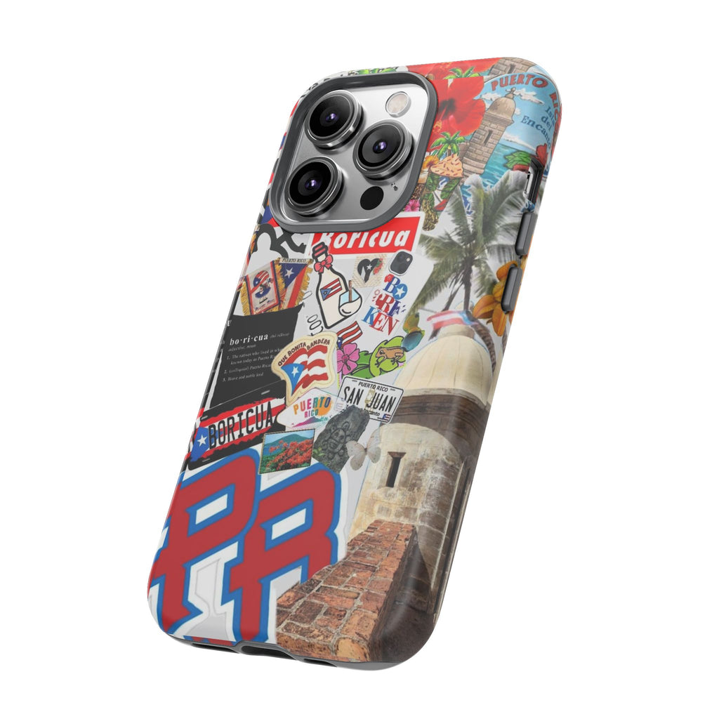Puerto Rico Boricua Art Tough Cases for iPhones, Samsung, and Pixel
