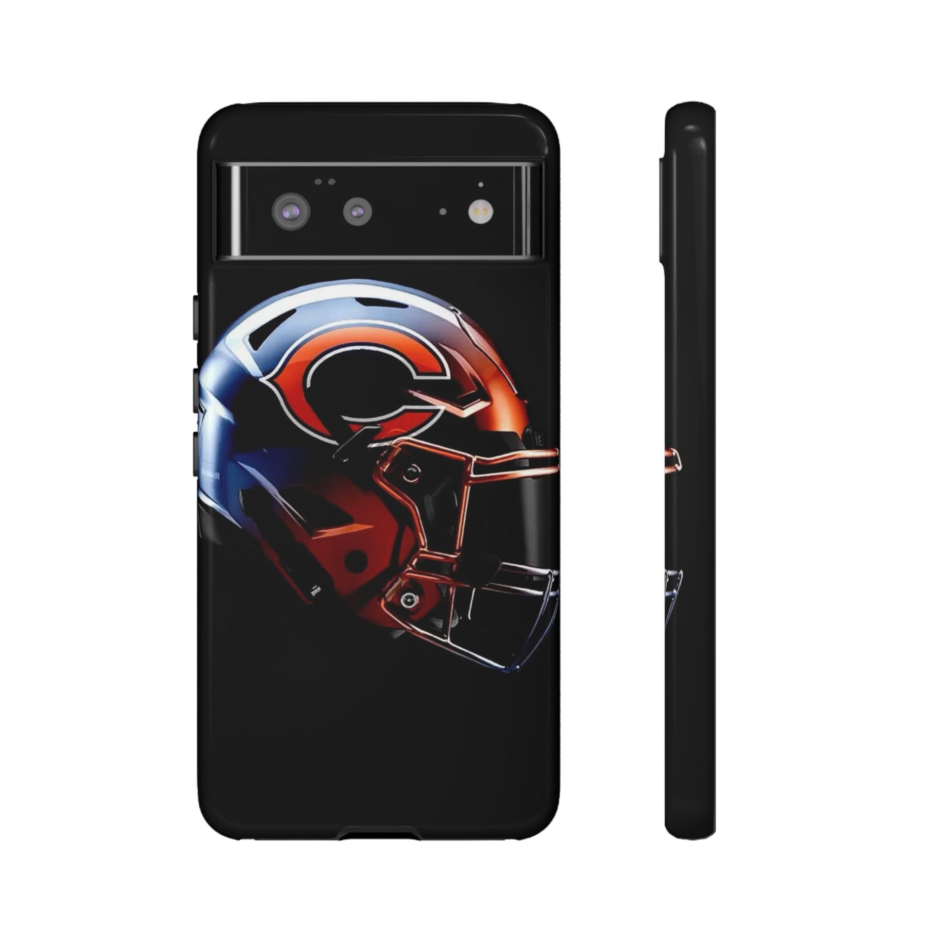 Football Helmet Chicago Bears Phone Case, Tough Cases for iPhones, Samsung, and Pixel