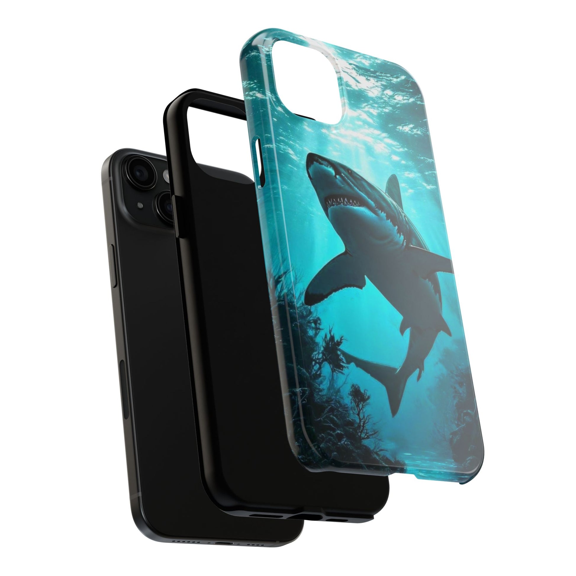 Killer Shark Theme Phone Cases for iPhones & Samsung Phones