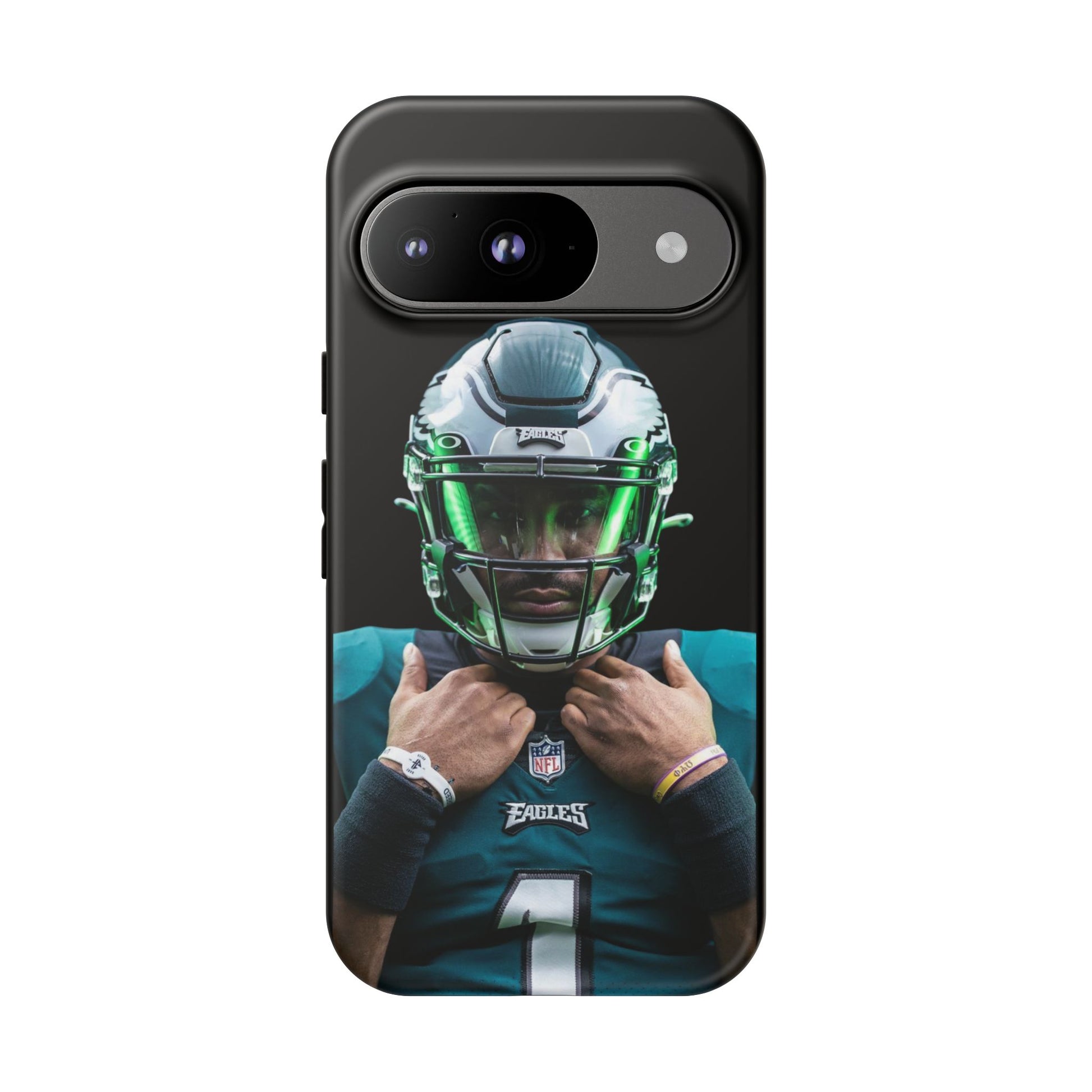 Eagles Football Jalen Hurts Tough Cases for iPhones, Samsung, and Pixel