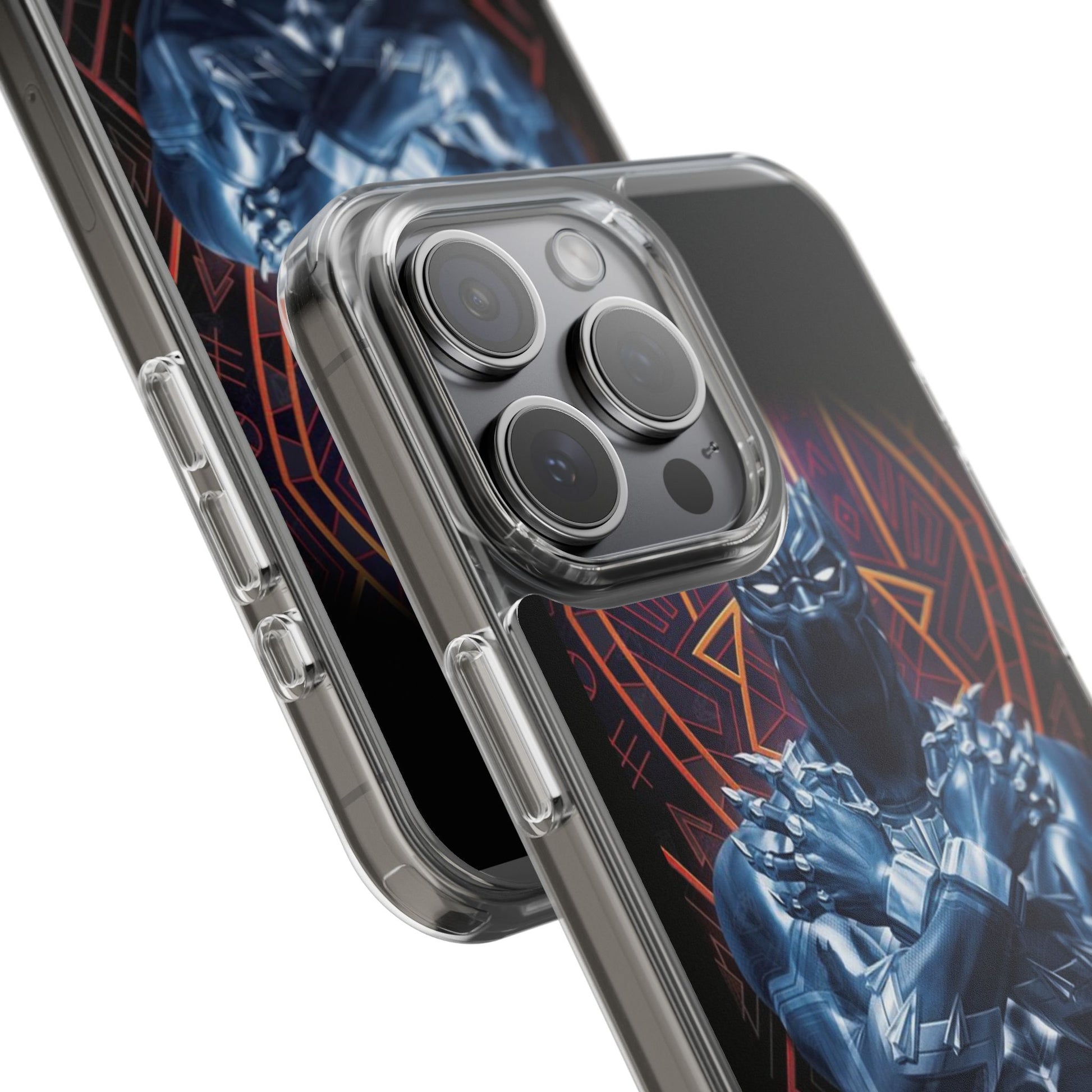 Black Panther Super Hero iPhone & Samsung Case, Wireless Charging compatible