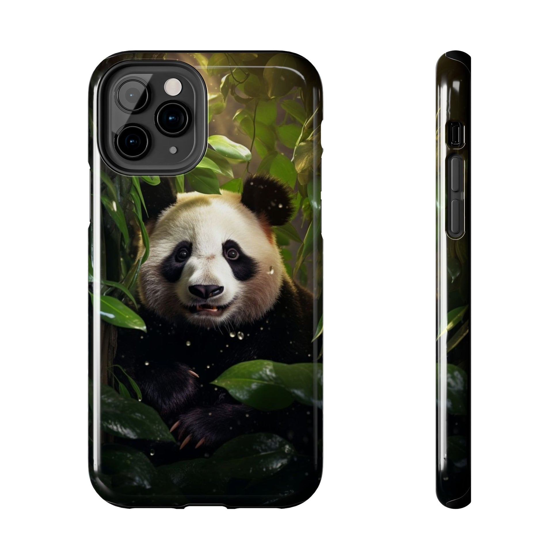 Smiling Panda Theme Phone Cases for iPhones & Samsung Phones