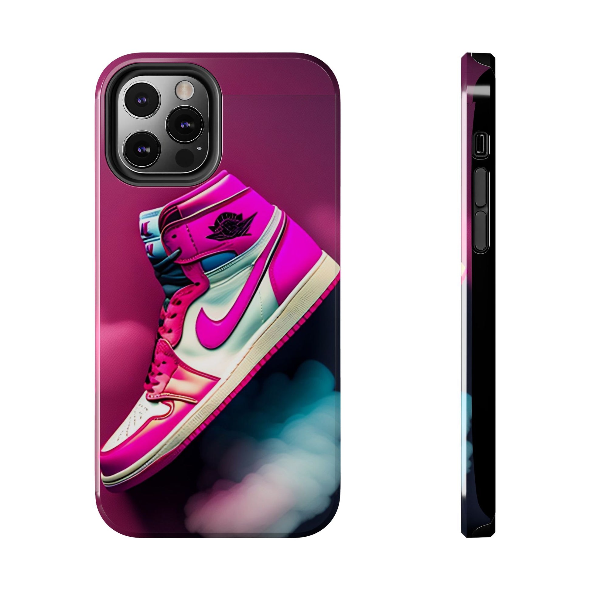 Pink Jordan Sneakers Phone Cases for iPhones & Samsung Phones