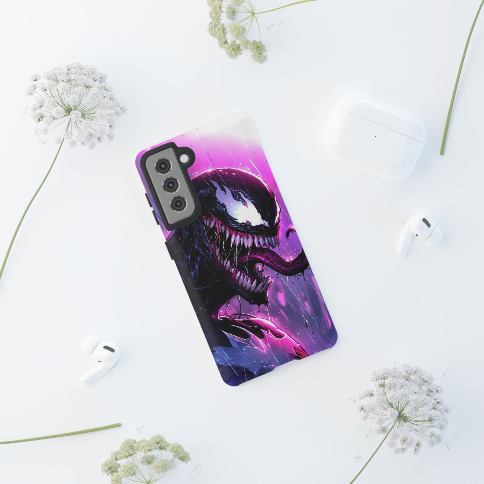 Marvel's Venom Phone Case, Tough Cases, Marvel Comics Phone for iPhones, Samsung, and Pixel
