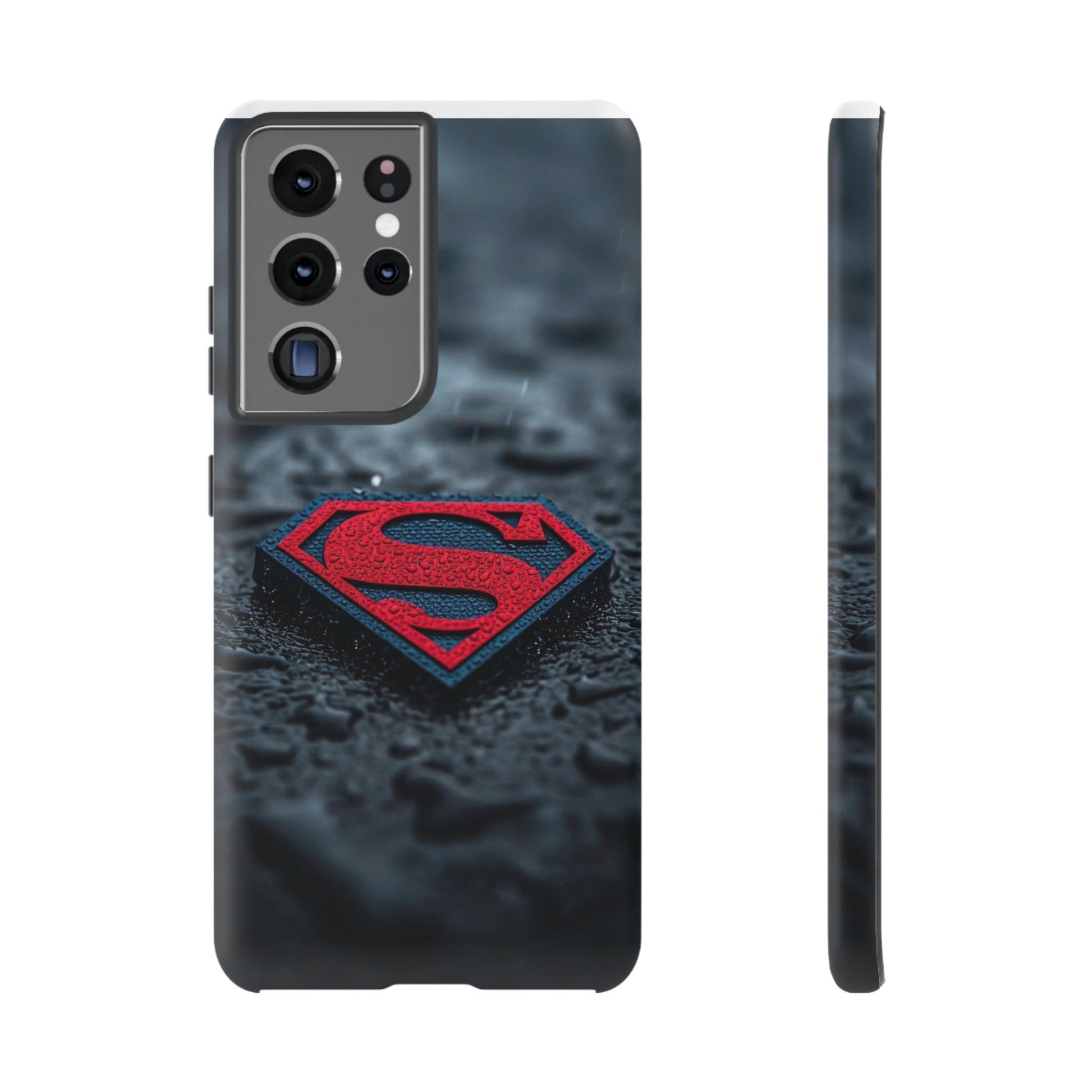 Superman Logo Tough Cases for iPhones, Samsung, and Pixel