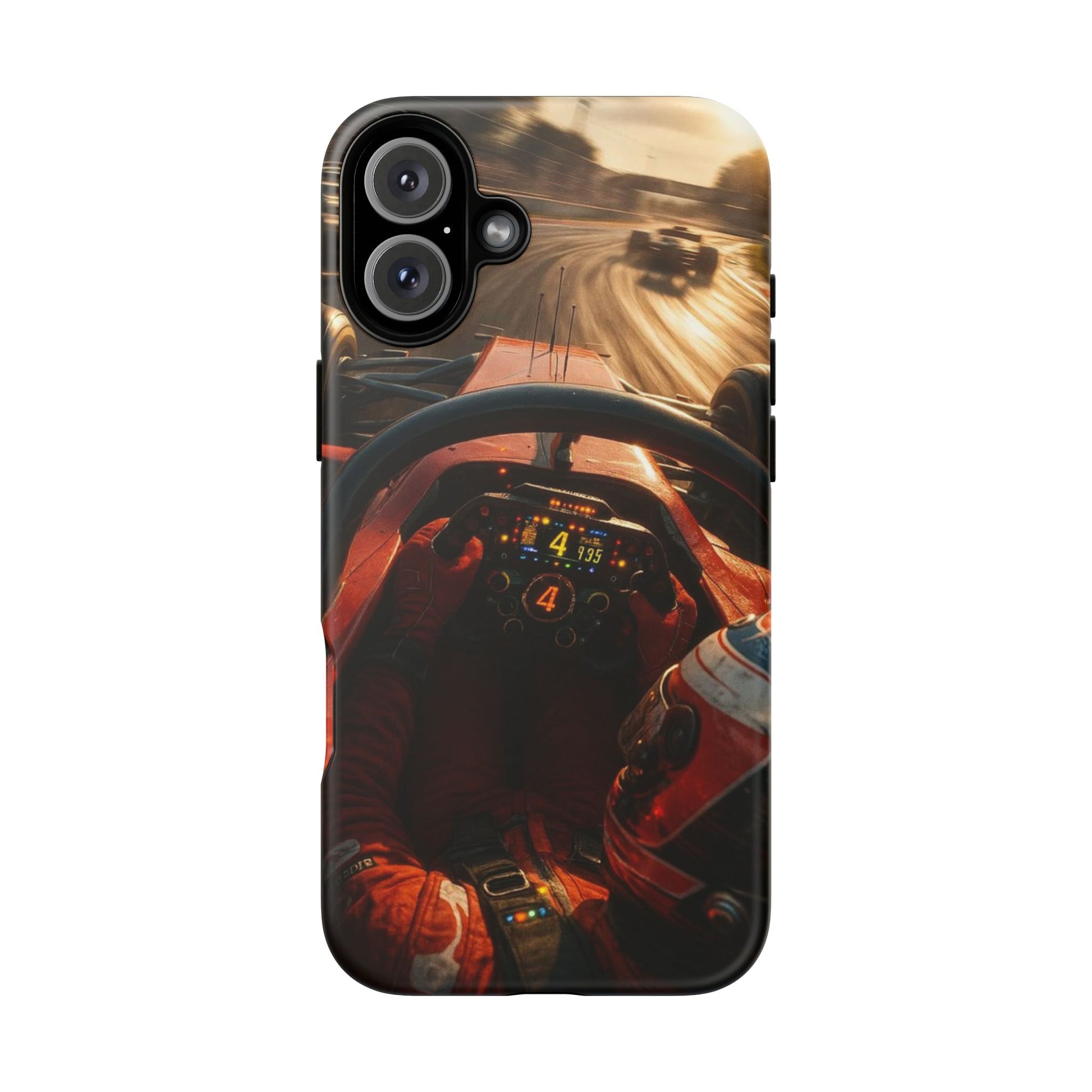 Formula 1 Cockpit Phone Case, Tough Cases for iPhones, Samsung, and Pixel