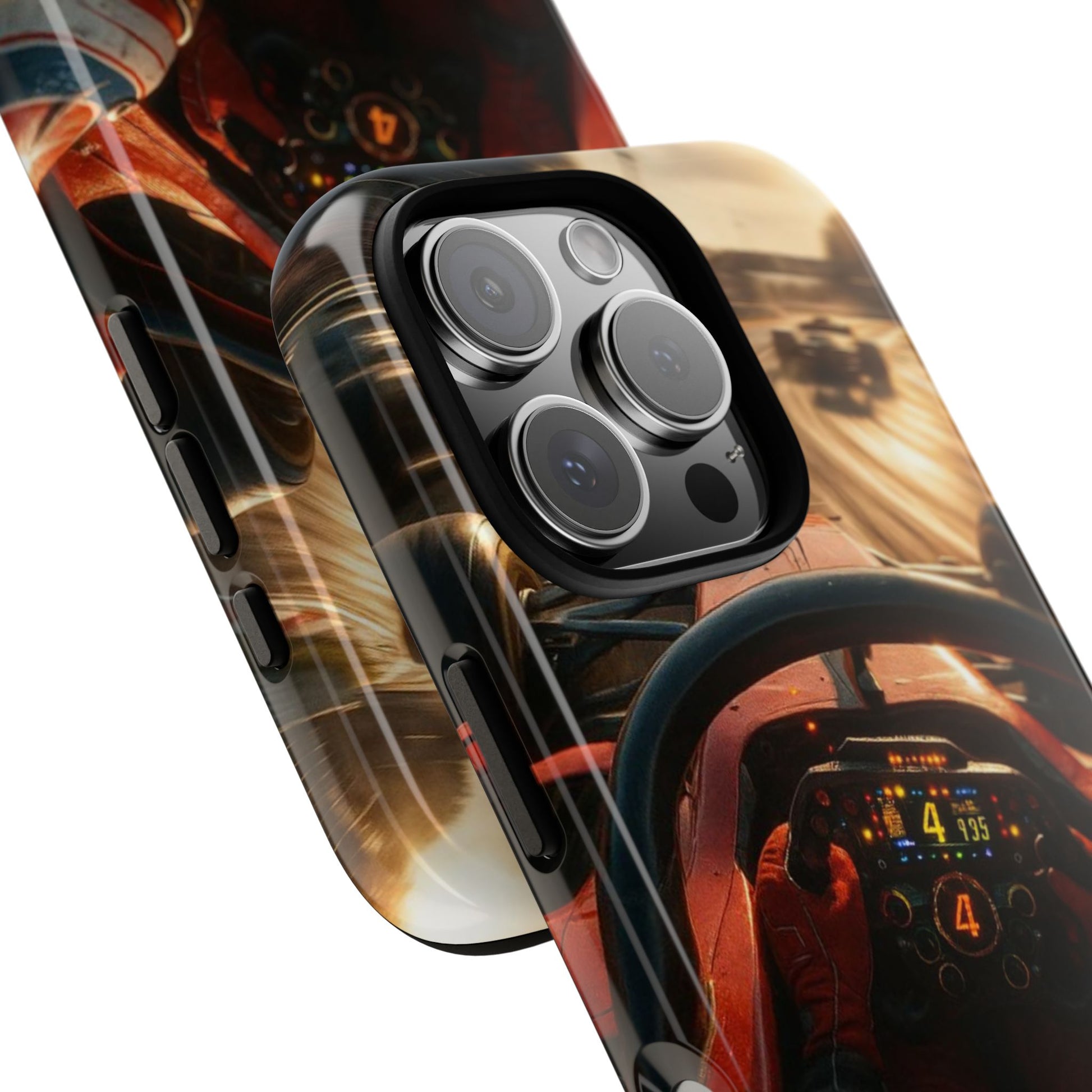Formula 1 Cockpit Phone Case, Tough Cases for iPhones, Samsung, and Pixel