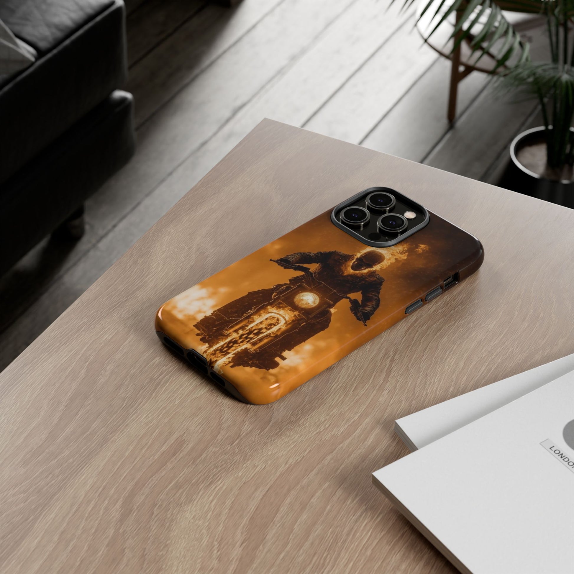 Marvel's Ghostrider Tough Cases for iPhones, Samsung, and Pixel