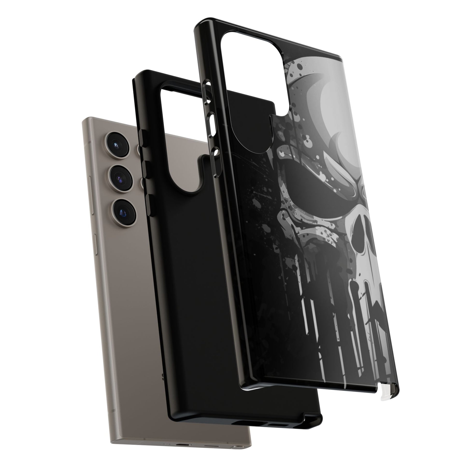 Punisher Skull Tough Cases for iPhones, Samsung, and Pixel