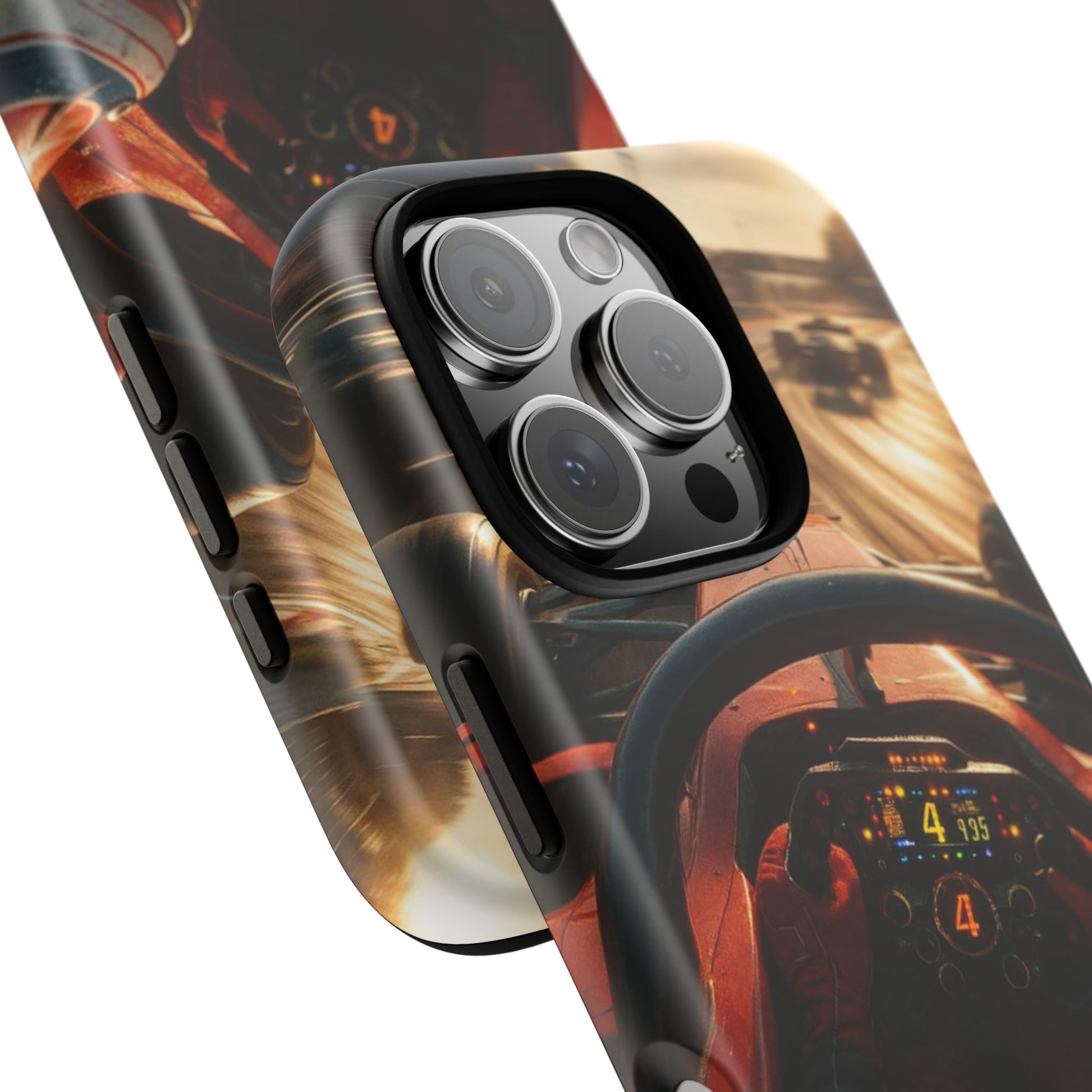 Formula 1 Cockpit Phone Case, Tough Cases for iPhones, Samsung, and Pixel