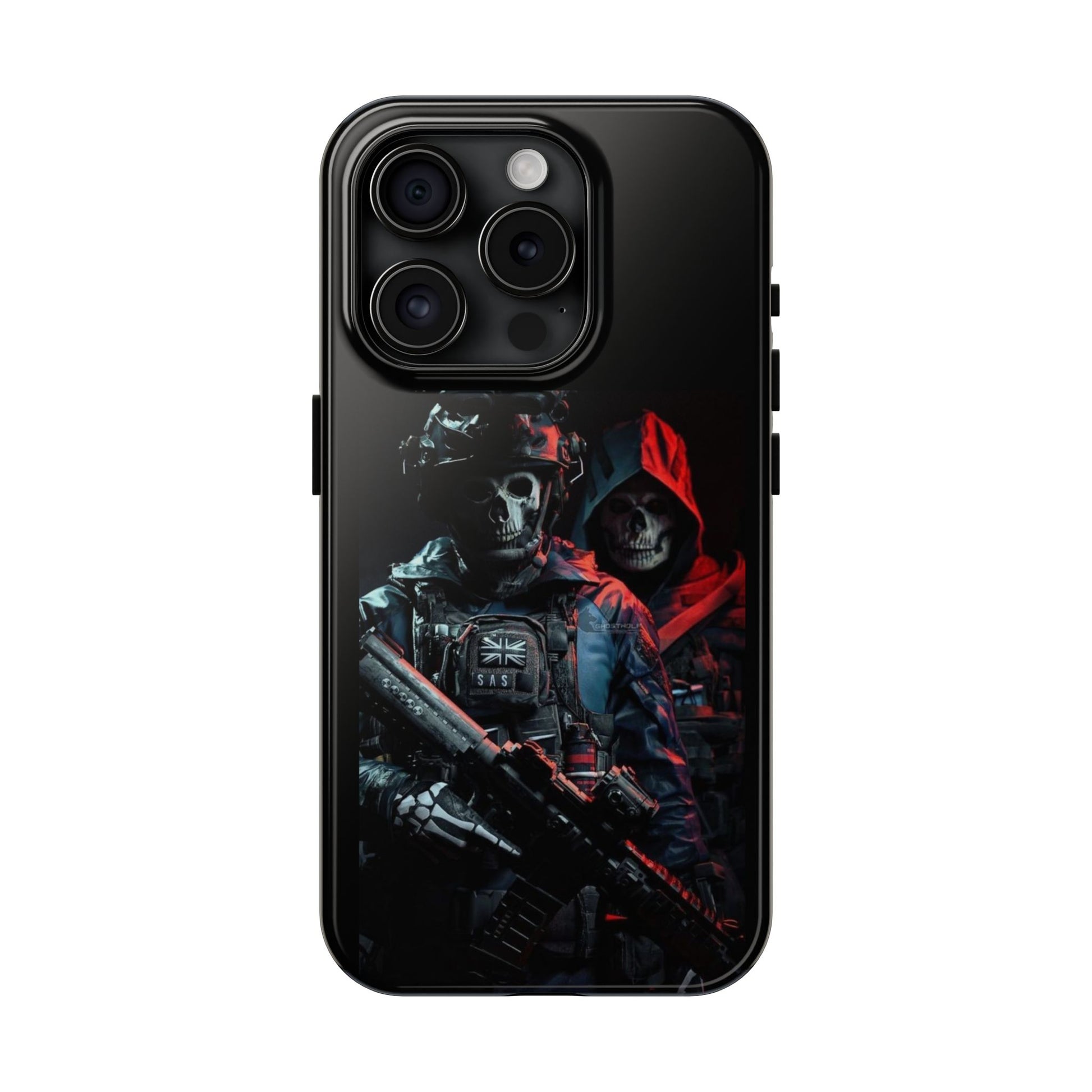 COD Ghost Gamer Phone Cases for Iphones & Samsung Phones