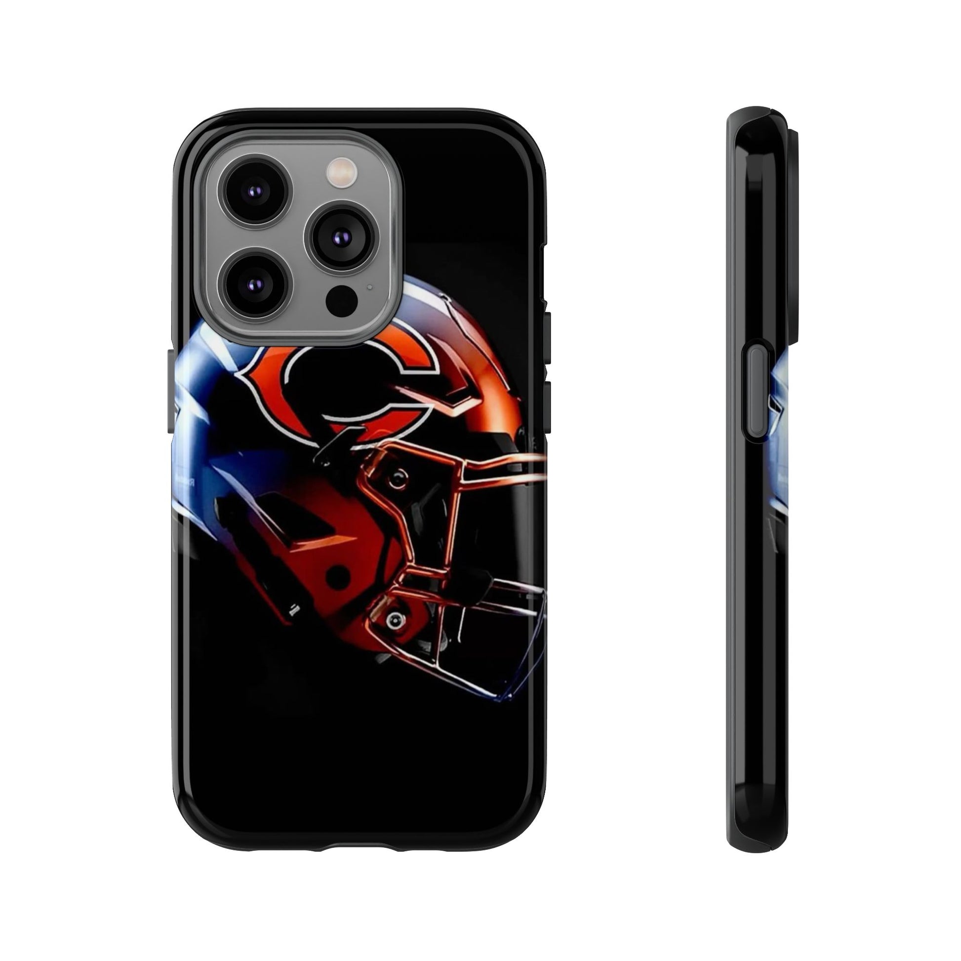Football Helmet Chicago Bears Phone Case, Tough Cases for iPhones, Samsung, and Pixel
