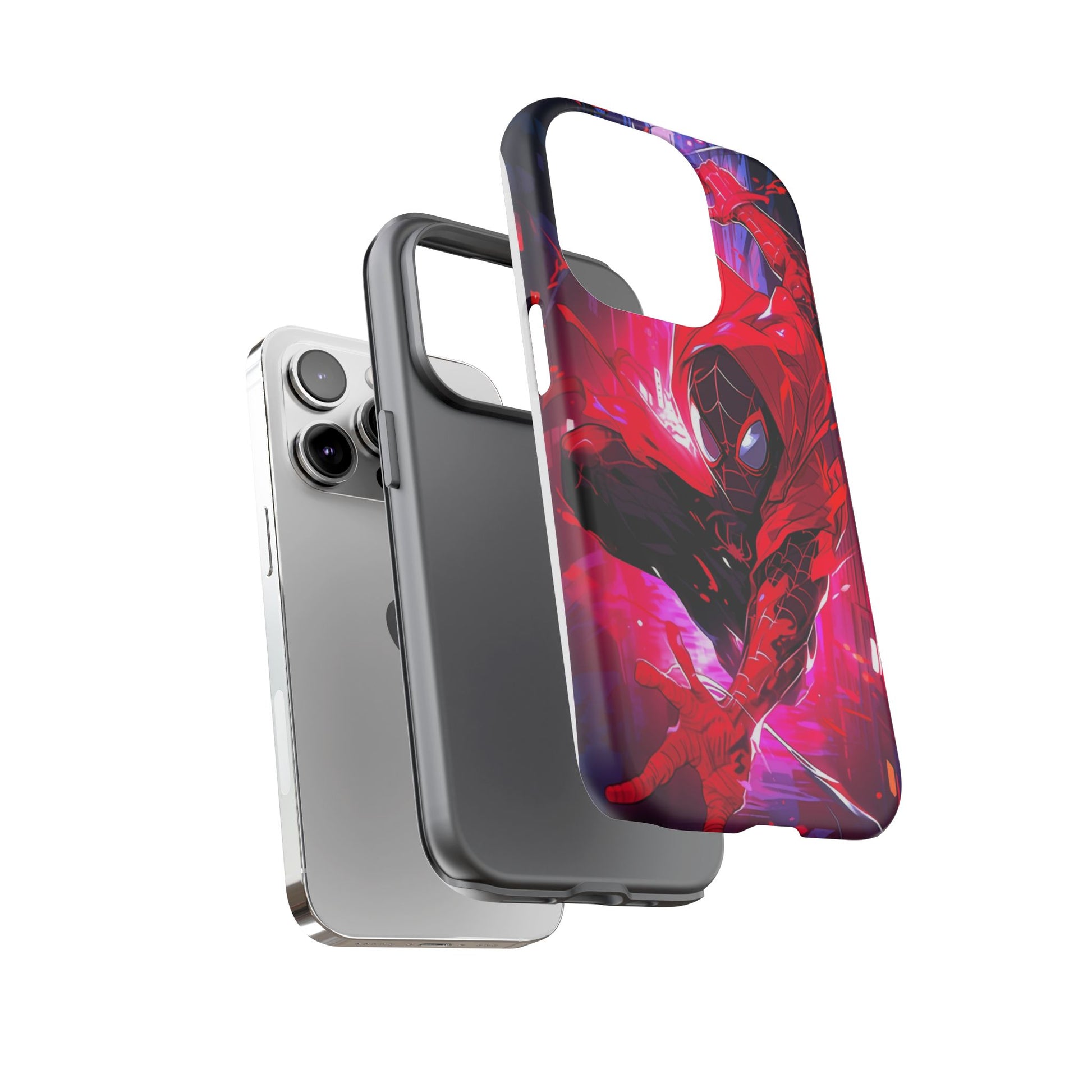 Miles Morales Spiderman Phone Case, Tough Cases for iPhones, Samsung, and Pixel