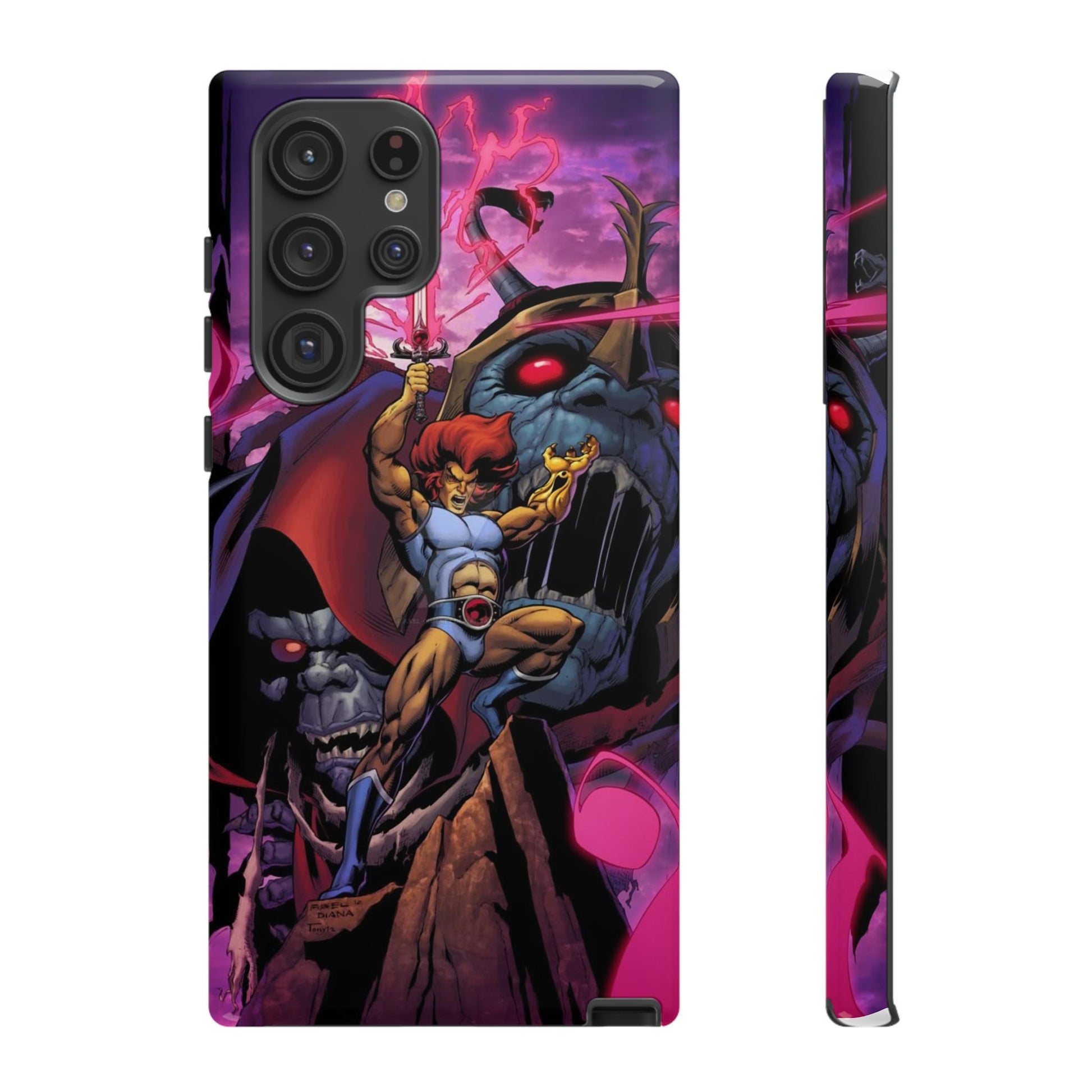 Thundercats Lion O x Mumra Tough Cases for iPhones, Samsung, and Pixel