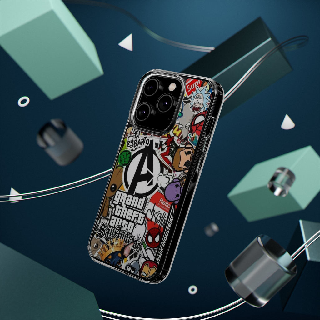 Phone Case, Sticker Bomb Design for iPhone and Samsung - Decal, Cover, Vinyl,