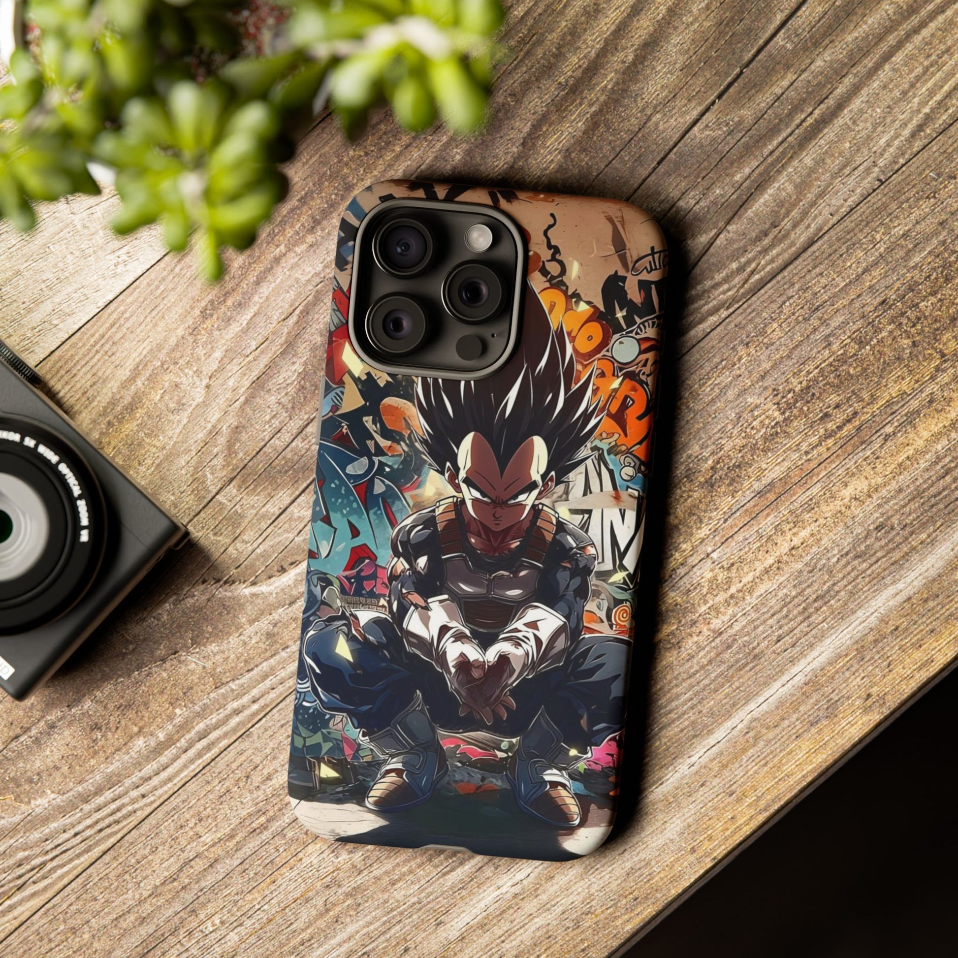 Anime Vegeta Dragon ball Z Tough Cases for iPhones, Samsung, and Pixel