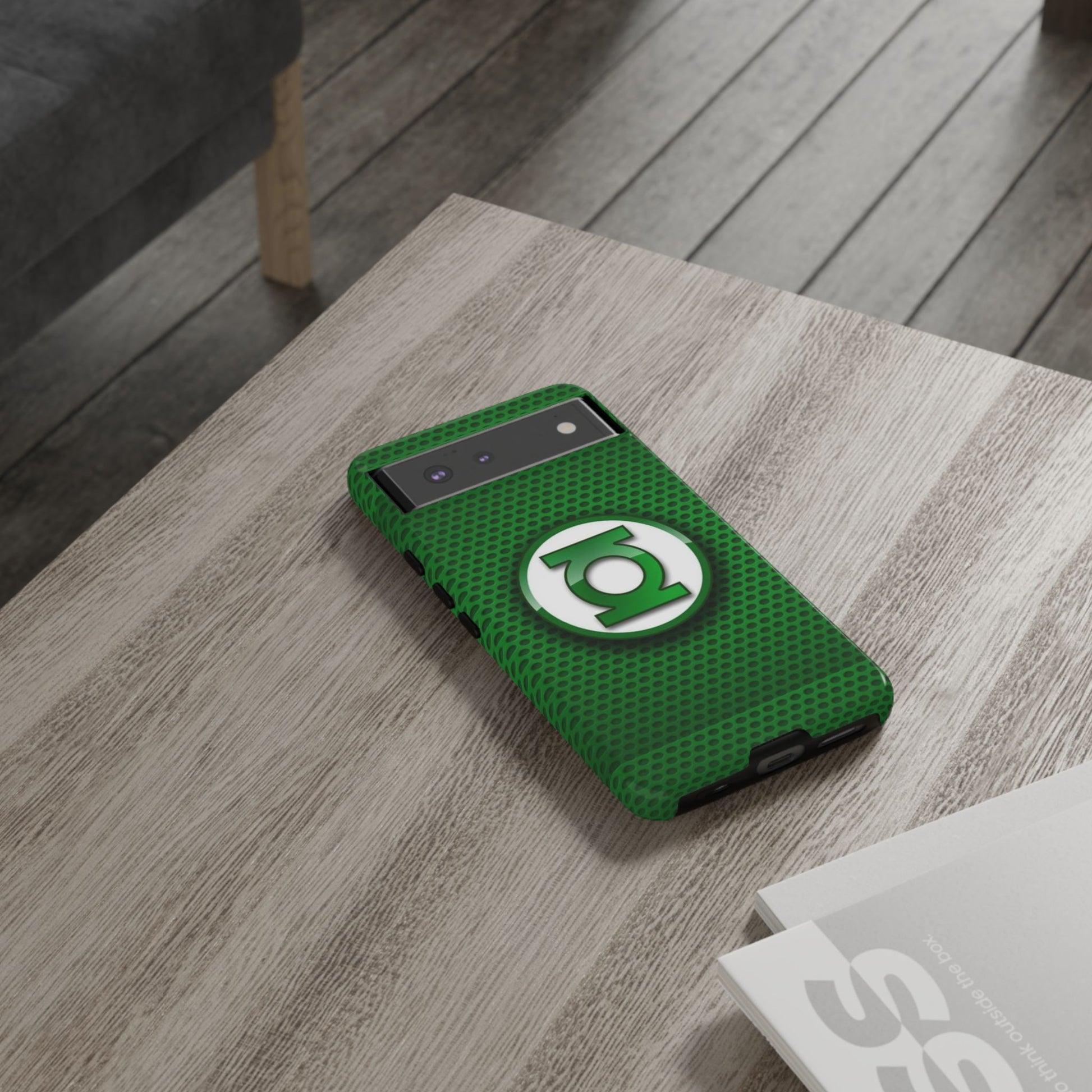 Green Lantern Logo Phone Case, Tough Cases, DC Case for iPhones, Samsung, and Pixel