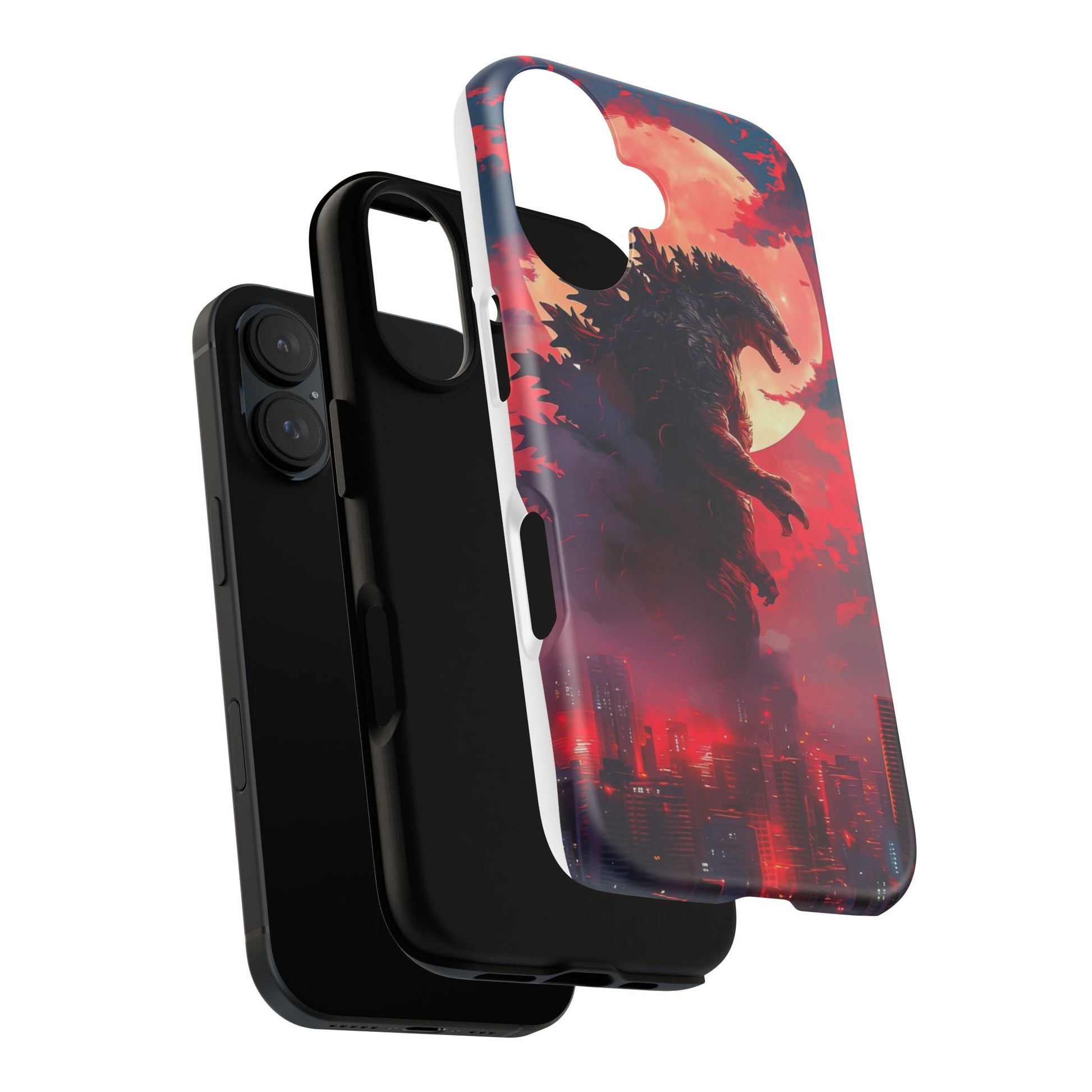 King of Monsters Godzilla Tough Phone Cases for iPhones, Samsung, and Pixel
