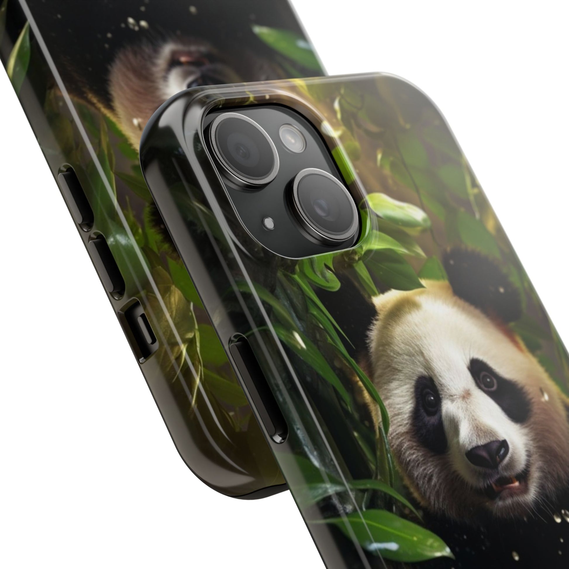 Smiling Panda Theme Phone Cases for iPhones & Samsung Phones