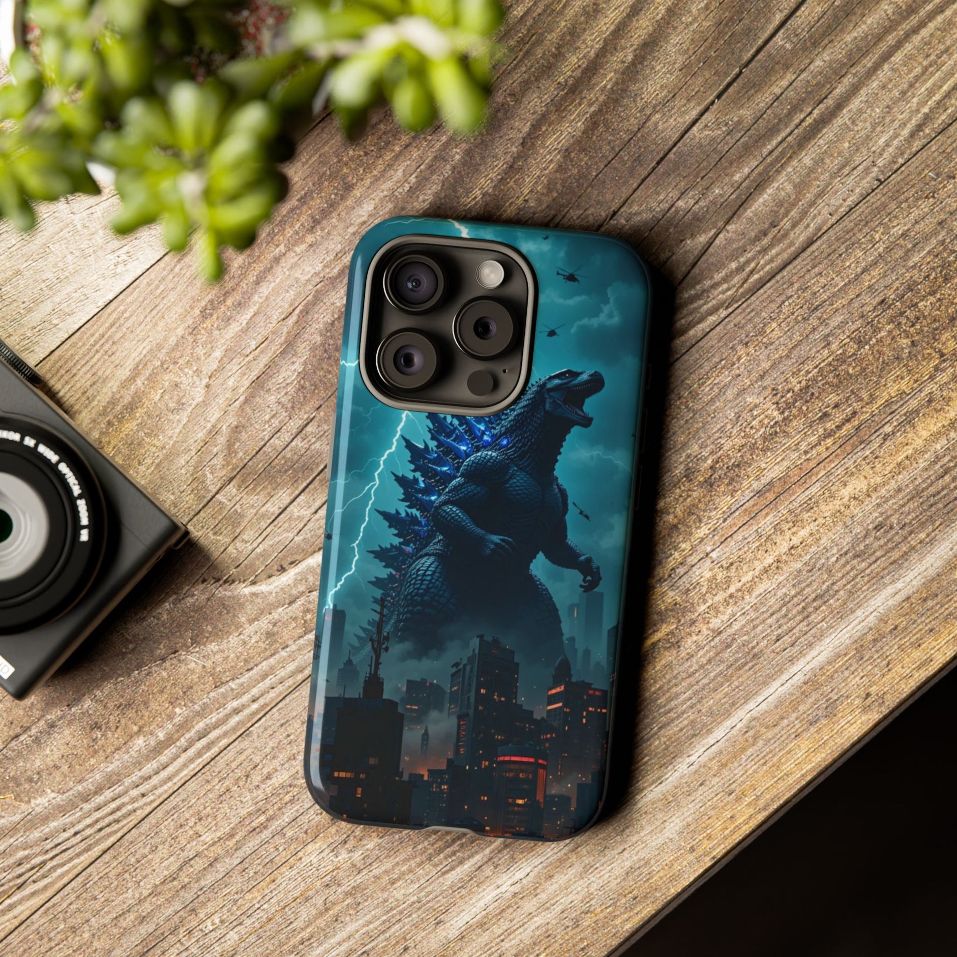 Godzilla Phone Case, Tough Cases for iPhones, Samsung, and Pixel