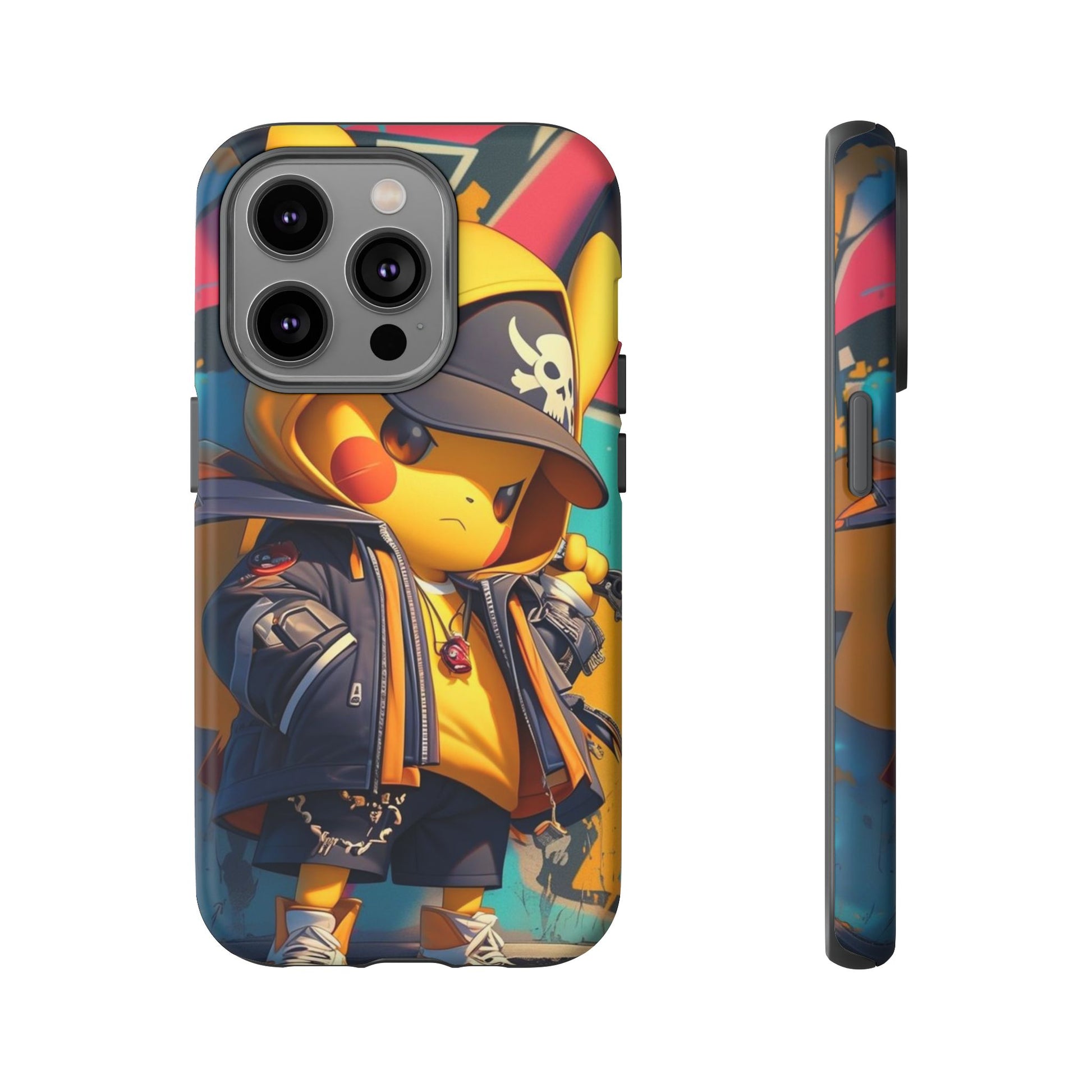 Cute Poke Bear Phone Case, Tough Cases for iPhones, Samsung, and Pixel