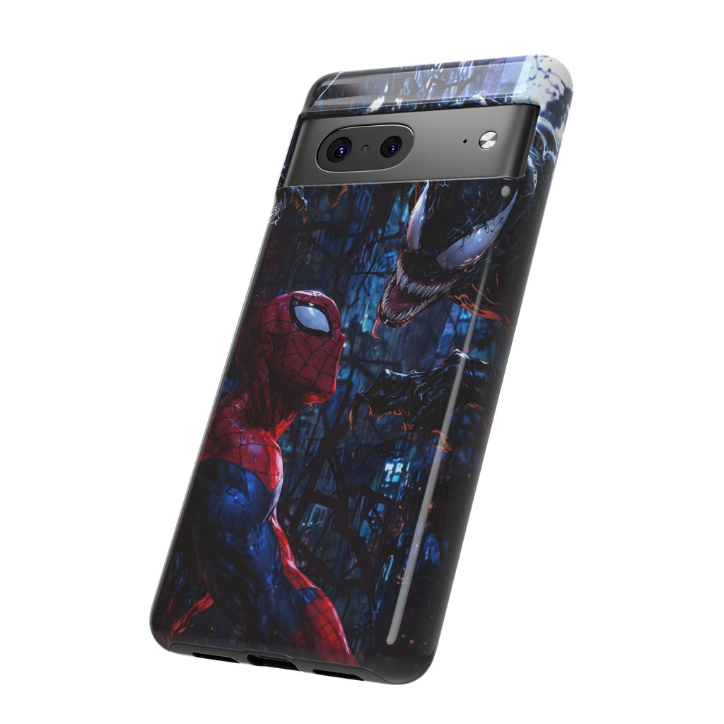 Venom x Spiderman Phone Case, Tough Cases for iPhones, Samsung, and Pixel
