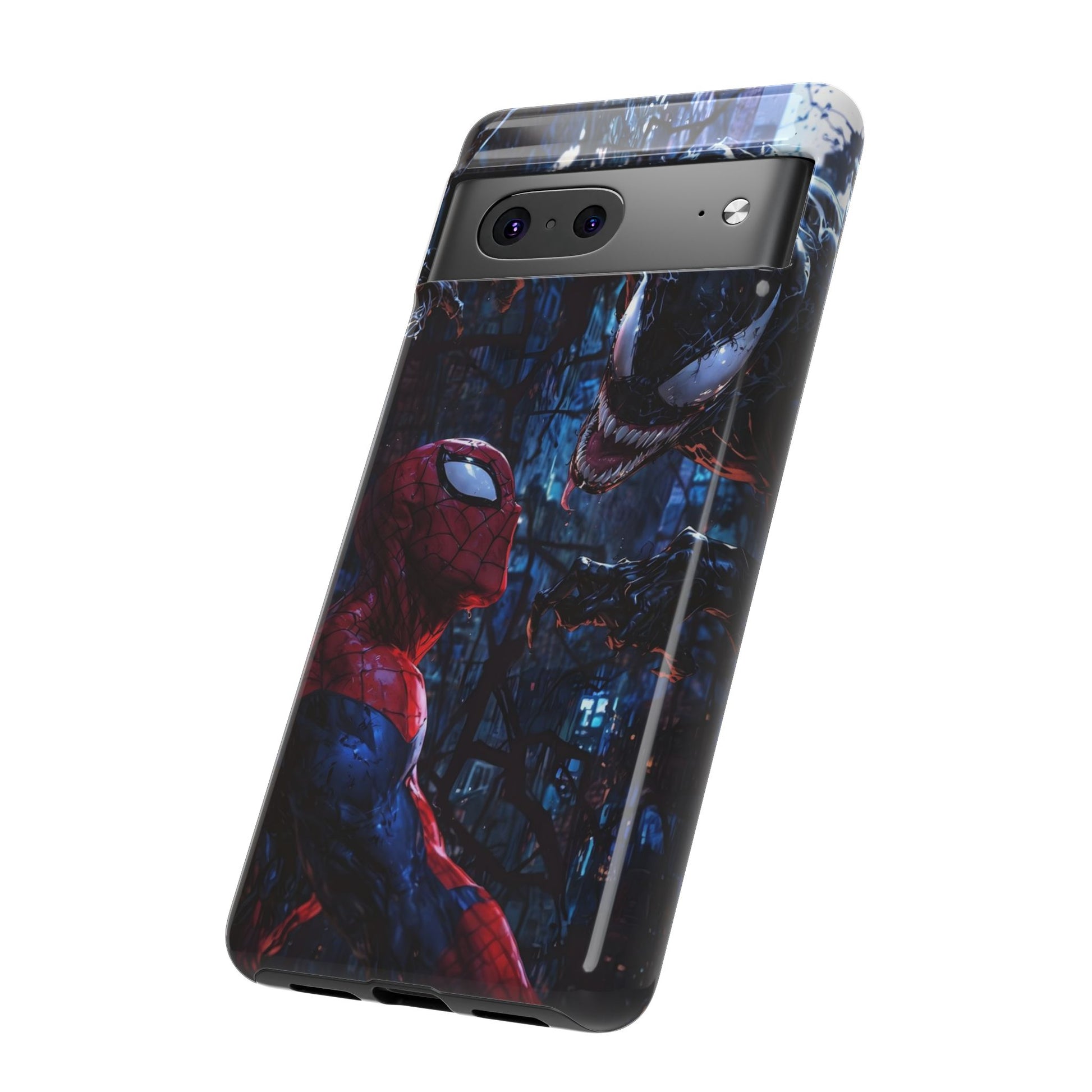 Venom x Spiderman Phone Case, Tough Cases for iPhones, Samsung, and Pixel
