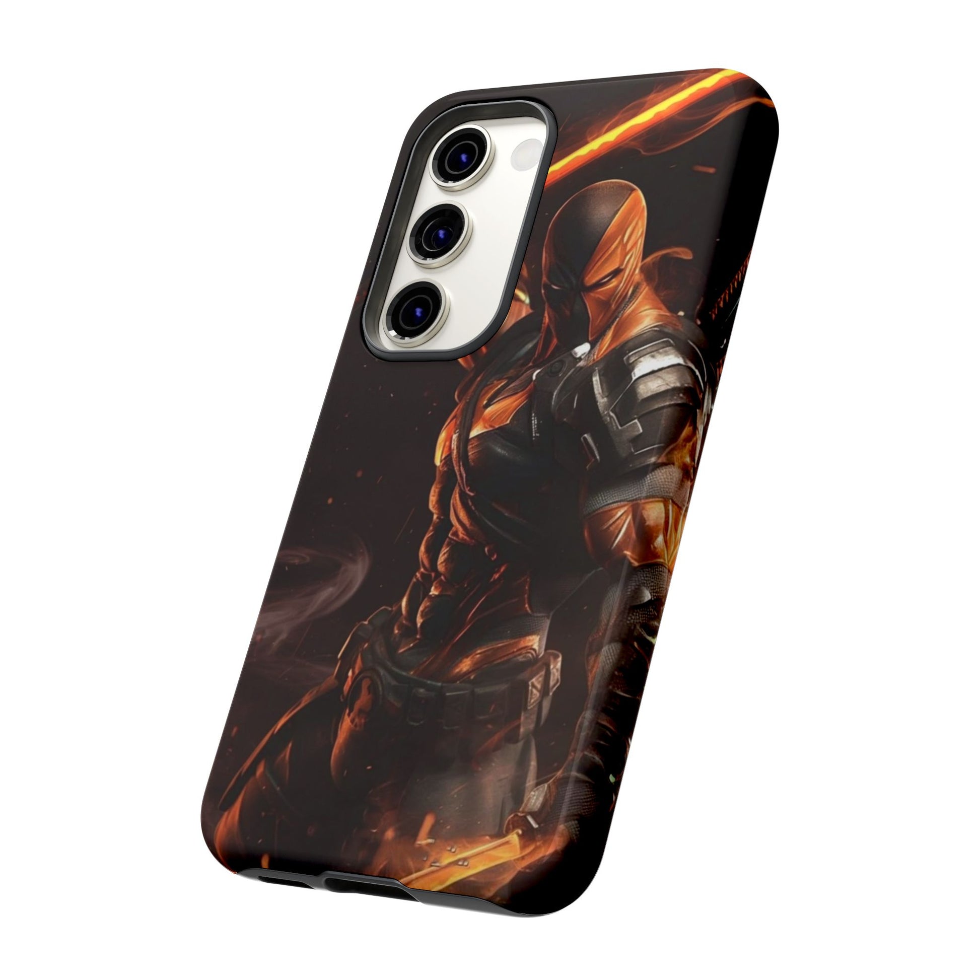 DC Comics Death Stroke Tough Cases for iPhones, Samsung, and Pixel