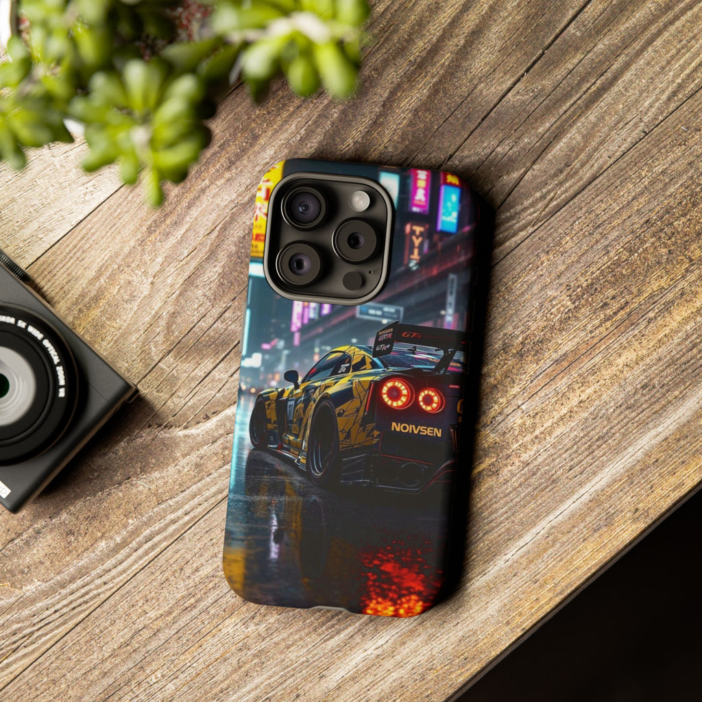 Nissan GTR in Japan Art Tough Cases for iPhones, Samsung, and Pixel