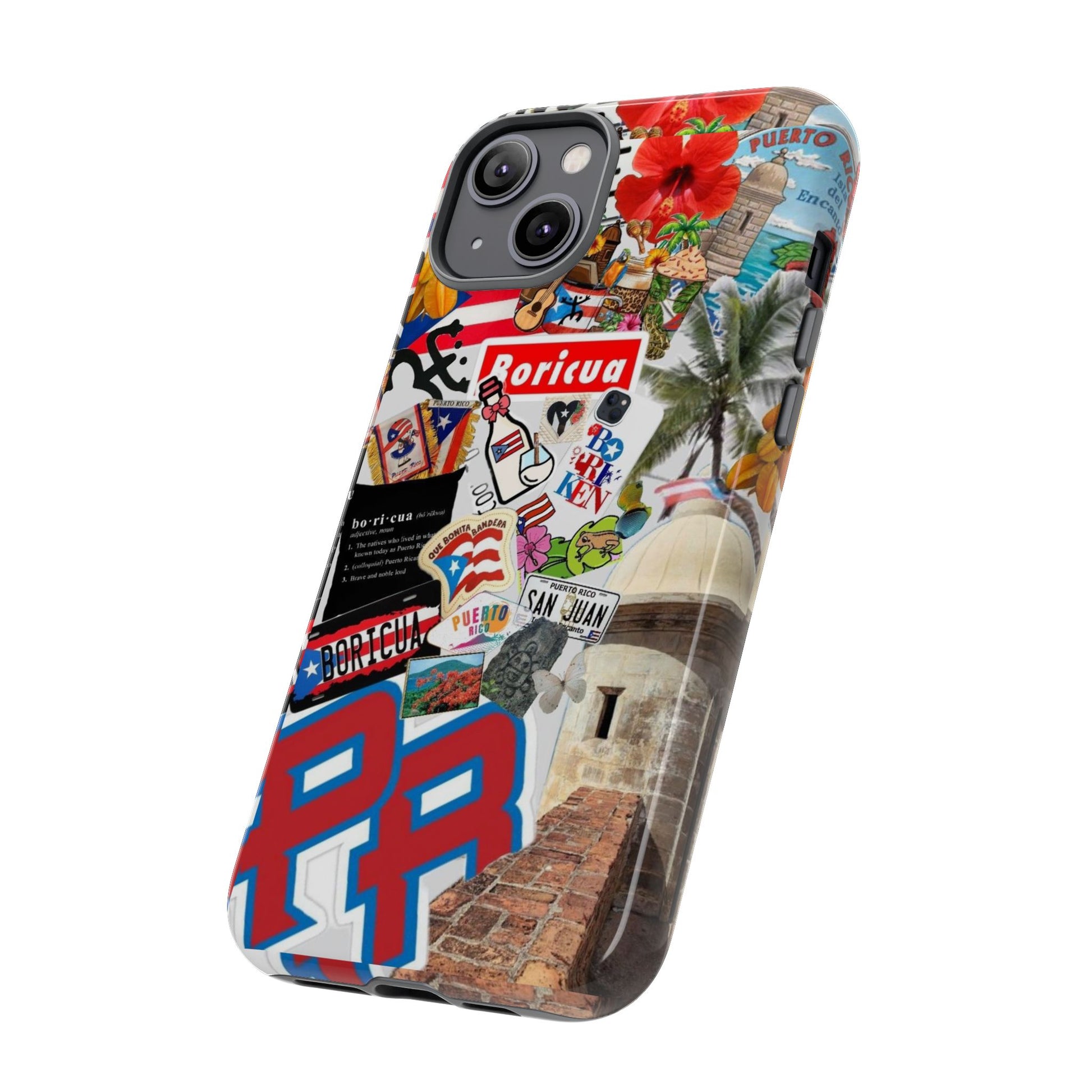 Puerto Rico Boricua Art Tough Cases for iPhones, Samsung, and Pixel