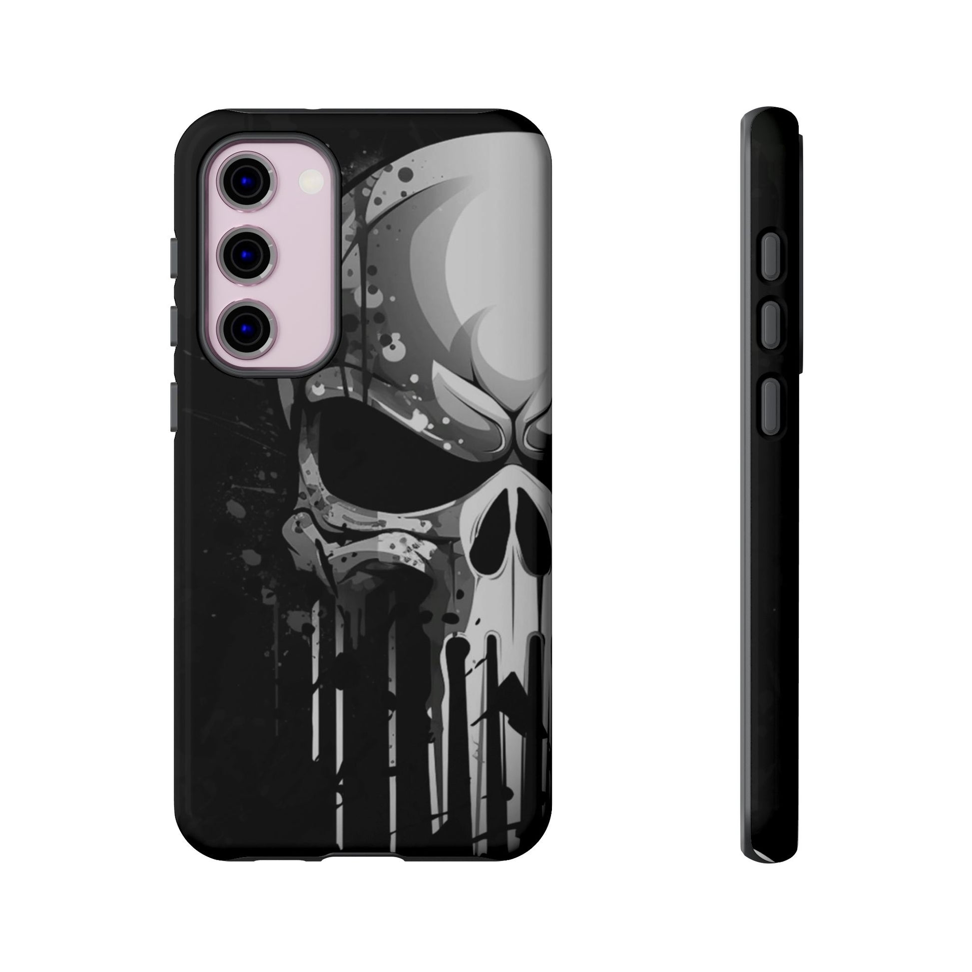 Punisher Skull Tough Cases for iPhones, Samsung, and Pixel