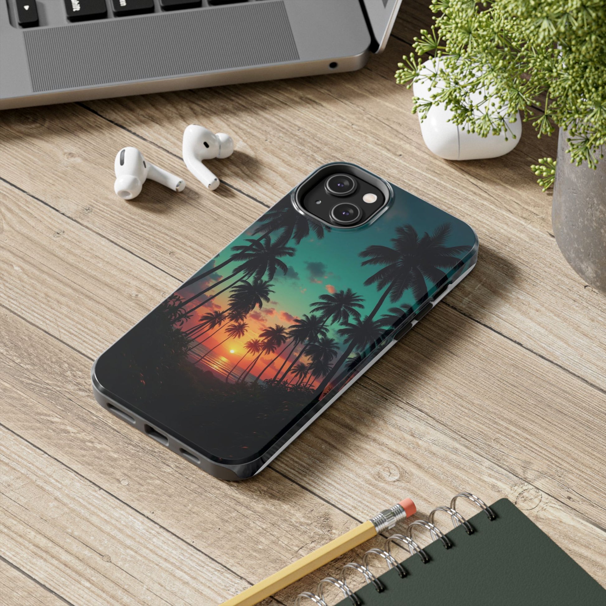 Beach Oasis Themed Tough Phone Cases for Iphones & Samsung Phones