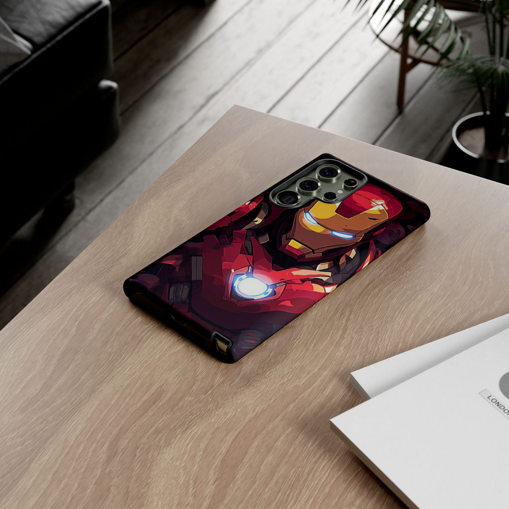 Invincible Iron Man Tough Cases for iPhones, Samsung, and Pixel