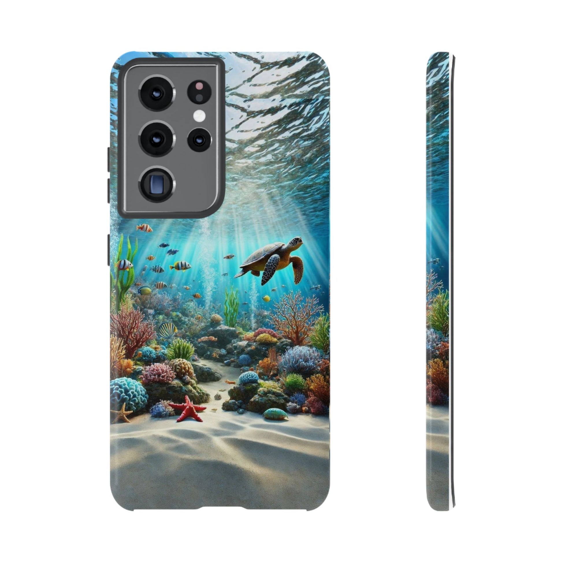 Under Sea Landscape Tough Cases for iPhones, Samsung, and Pixel